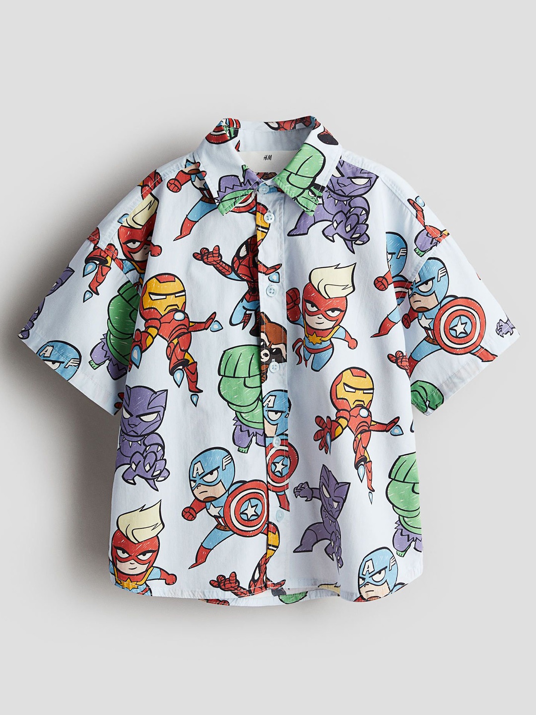 

H&M Boys Patterned Shirts, Blue