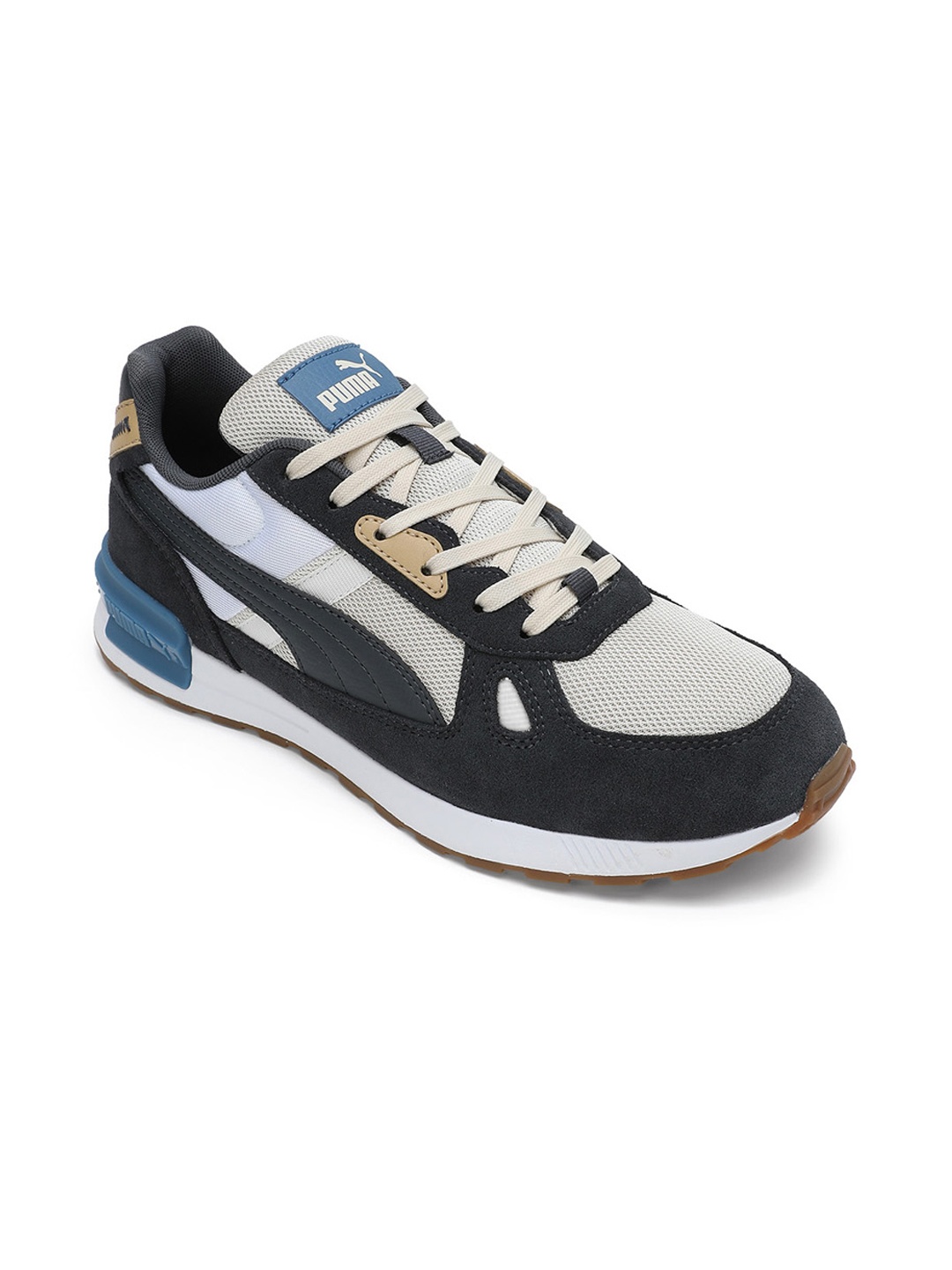

Puma Unisex Graviton Pro Colourblocked Sneakers, Off white