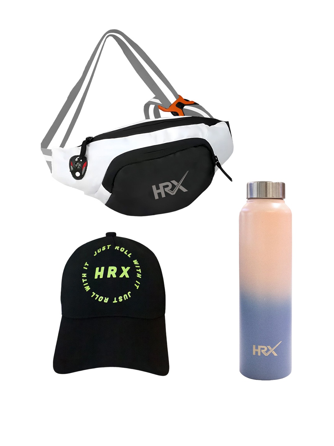 

HRX by Hrithik Roshan Set of 3 Pouch Travel Accessory, Black