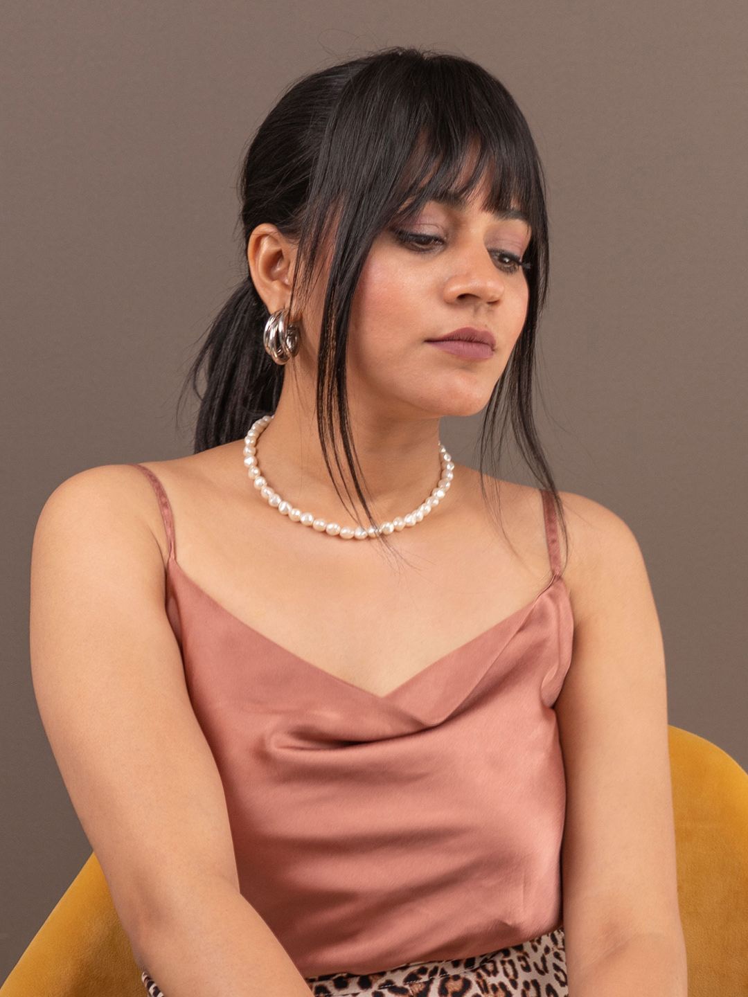 

Gemeria Hair Clip-In Bangs With Sides - Natural Black Brown