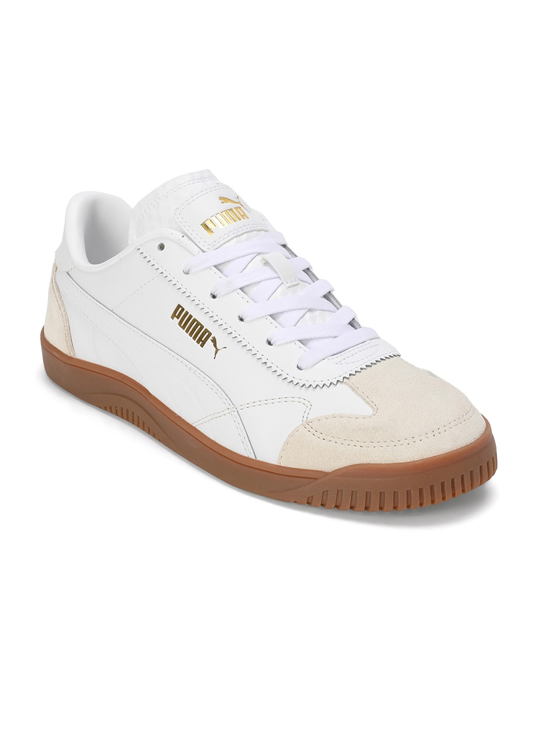 

Puma Unisex Club 5v5 Lux OG Colourblocked Sneakers, White