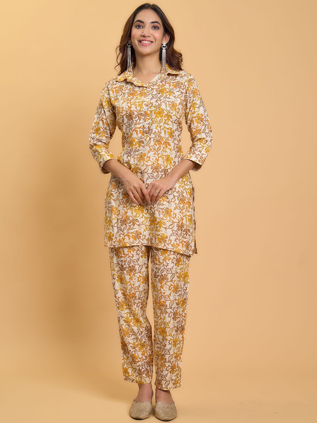 

Anouk Printed Tunic & Trouser, White