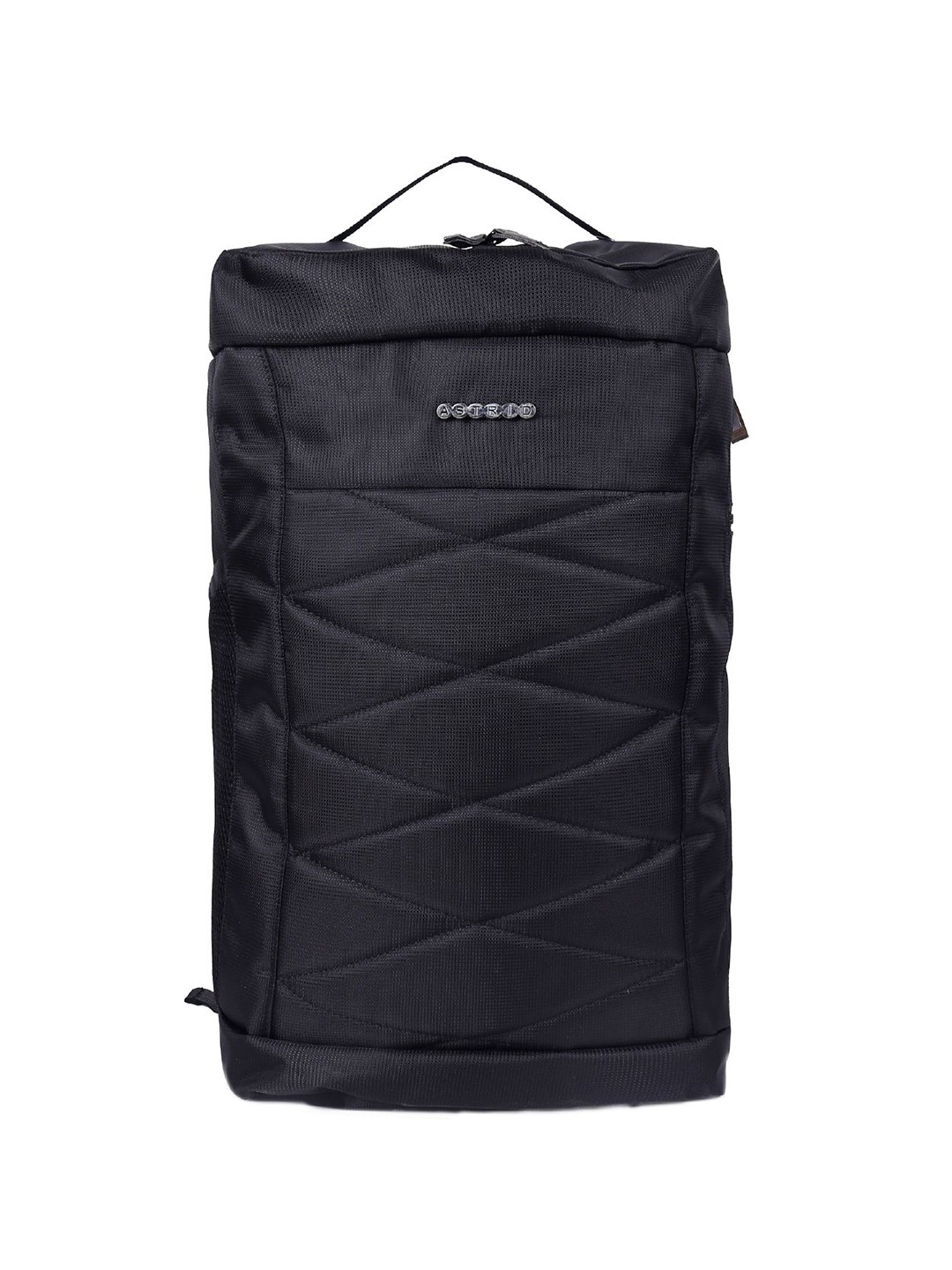 

ASTRID Men Backpack with Compression Straps, Black