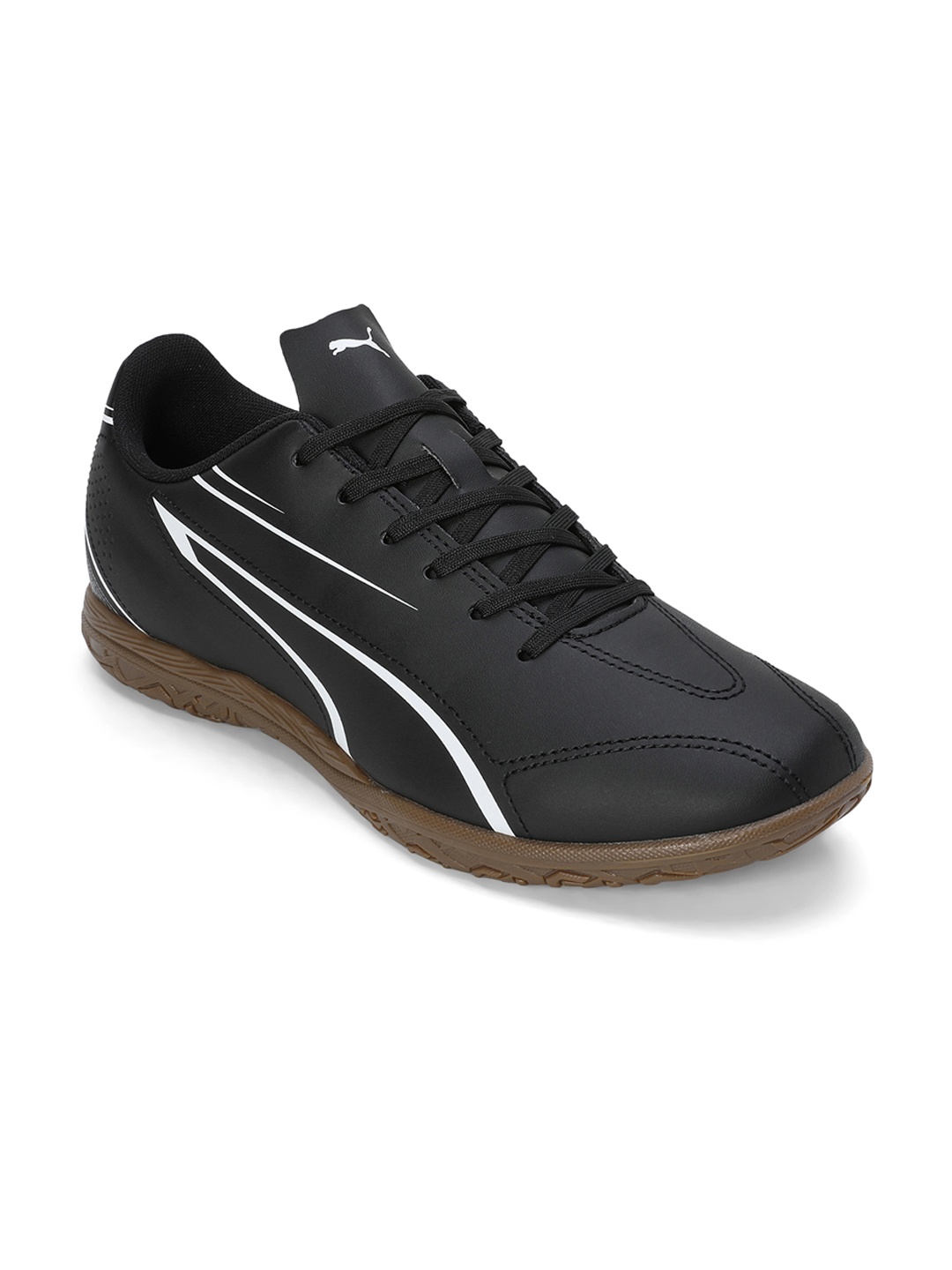

Puma Men VITORIA IT Indoor Court Football Non-Marking Shoes, Black