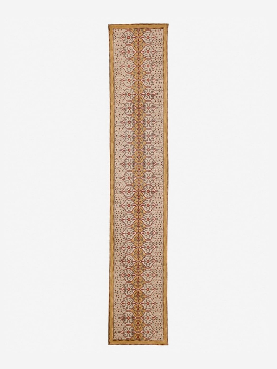 

Fabindia Red & Green Floral Printed Pure Cotton Runner