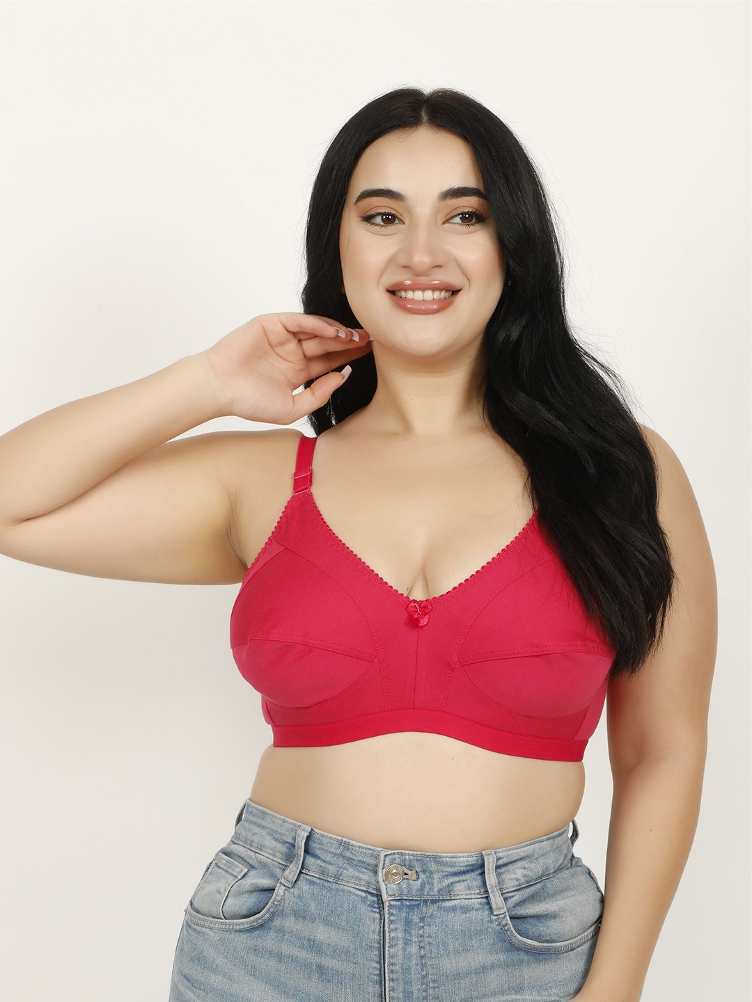 

Hill Islands Plus Size Non-Padded Bra, Magenta