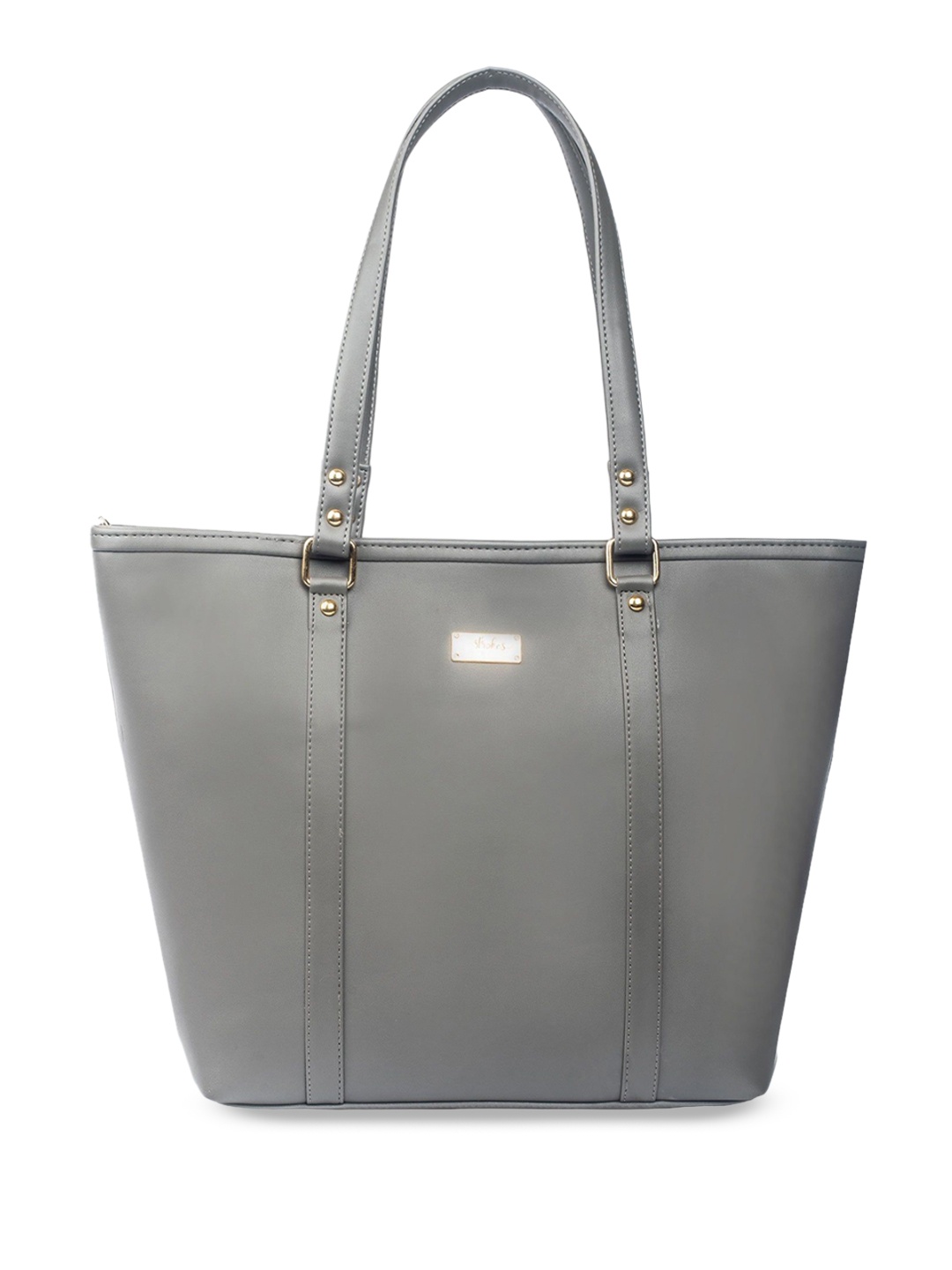 

Strokes by Namrata Mehta PU Bucket Tote Bag, Grey