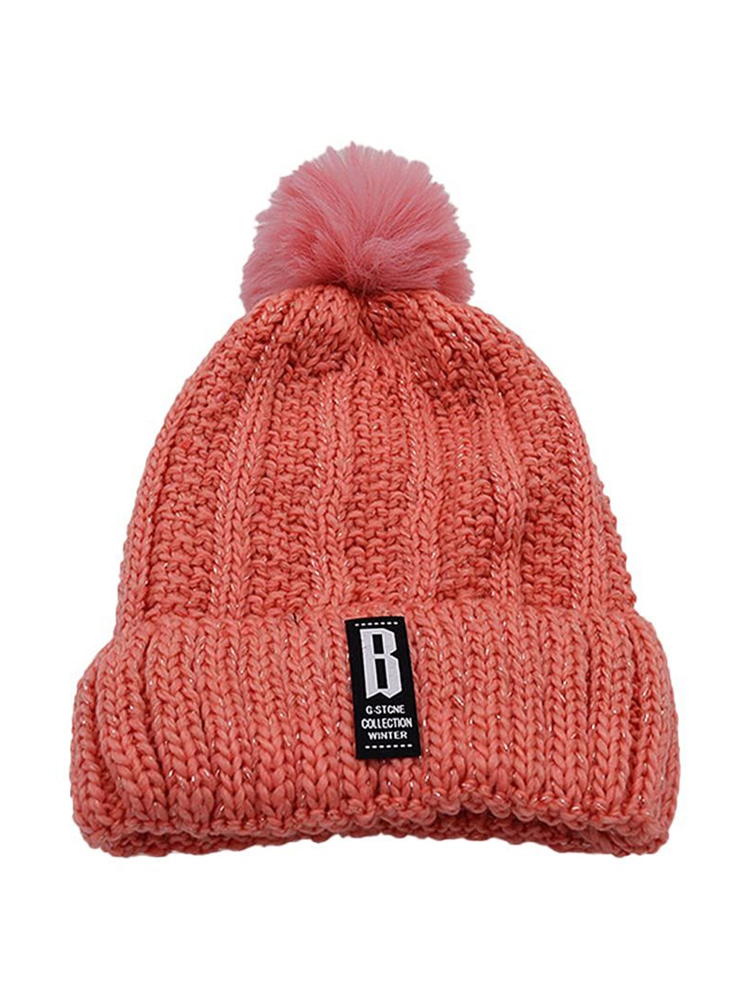 

SYGA Women Woollen Beanie, Pink