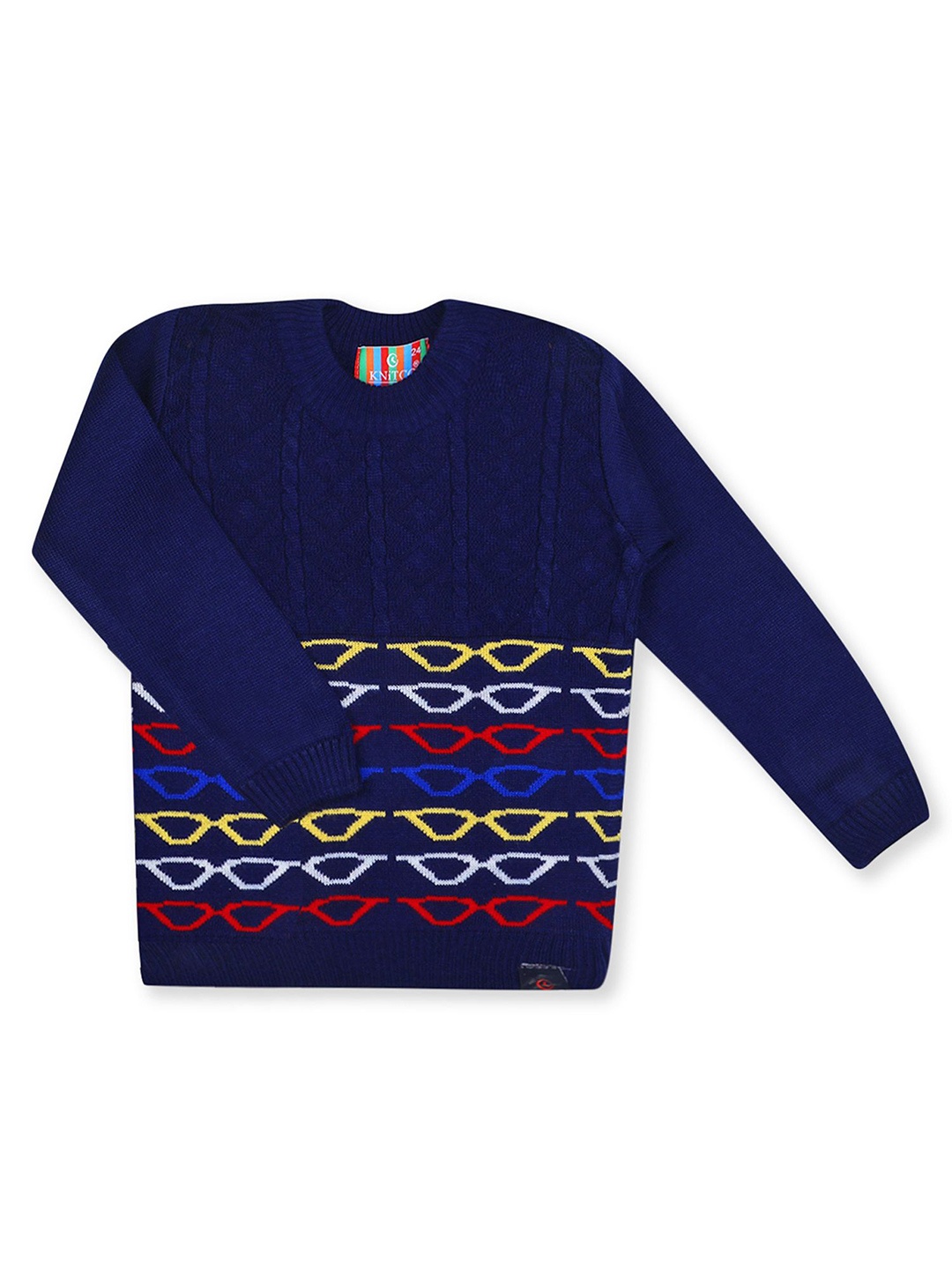 

KNITCO Unisex Kids Pullover, Navy blue