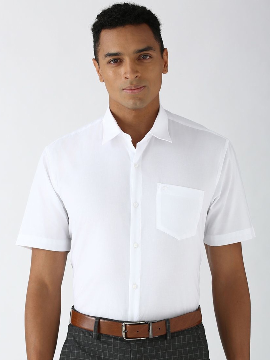 

Peter England Men Opaque Formal Shirt, White