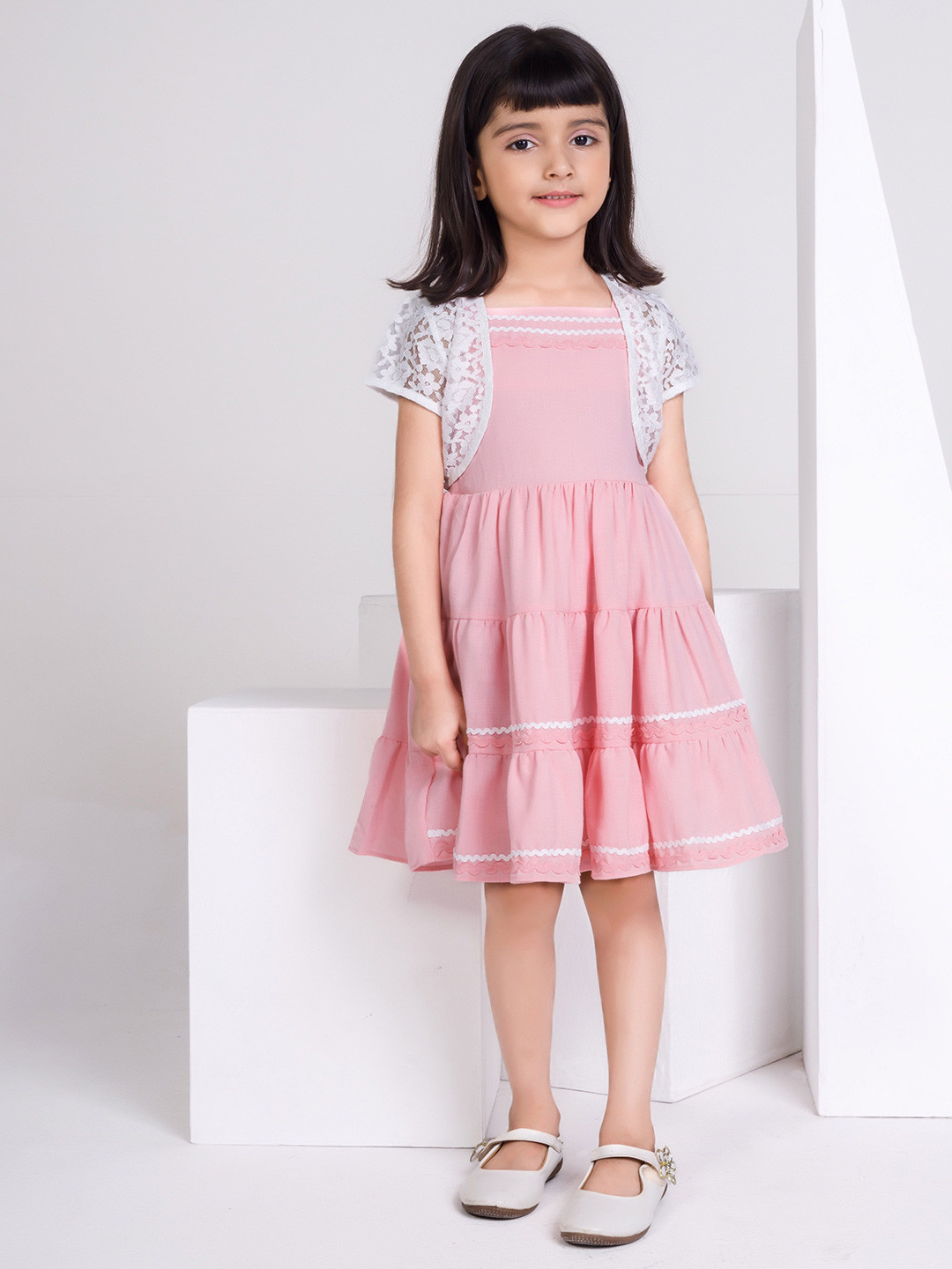 

Peppermint Girls A-Line Party Dress, Peach