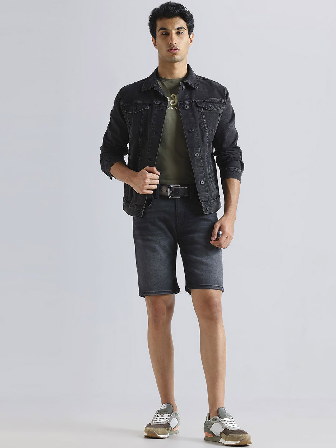 

Pepe Jeans Men Denim Shorts, Black