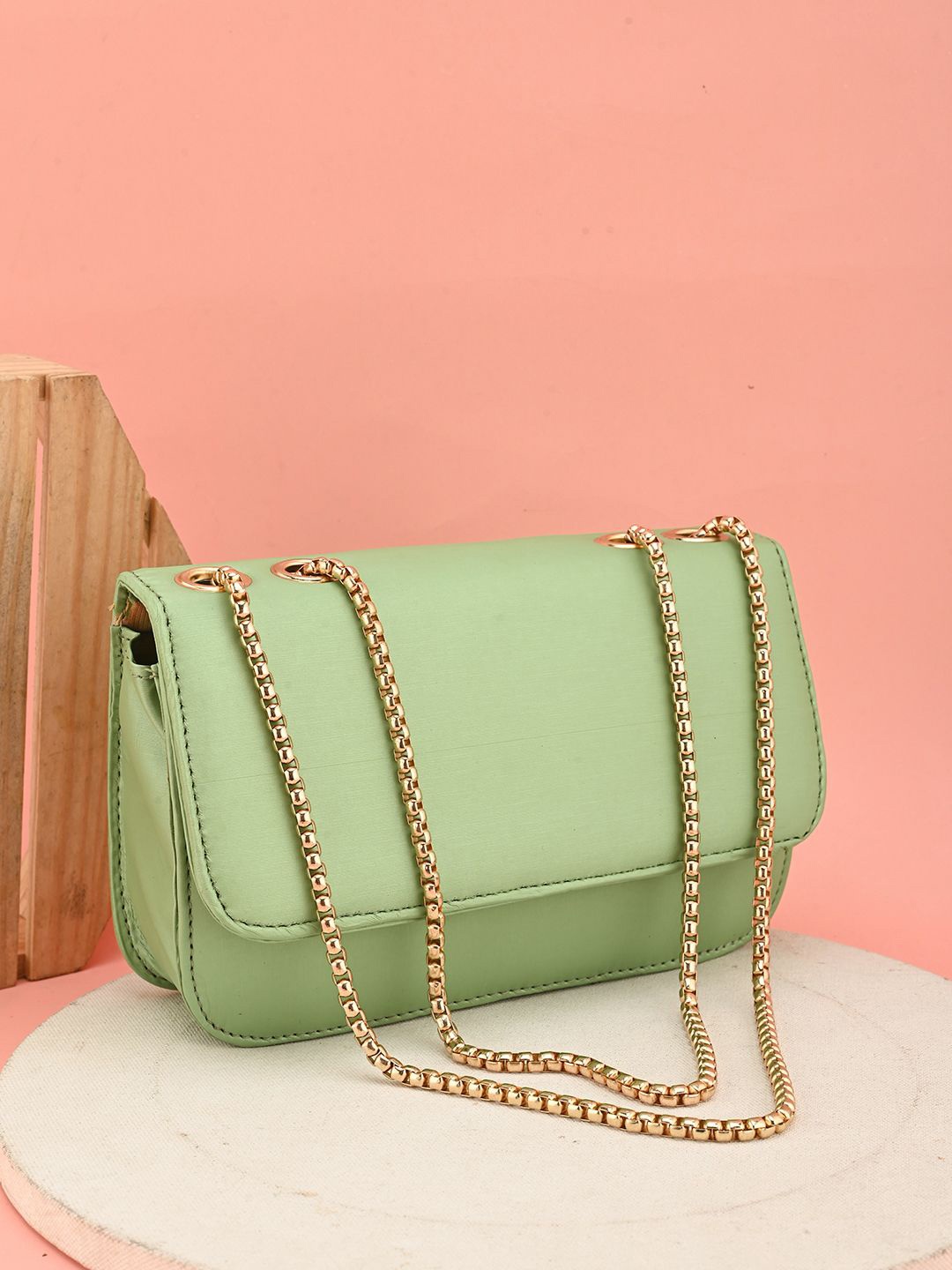 

DressBerry Bucket Shoulder Bag, Green