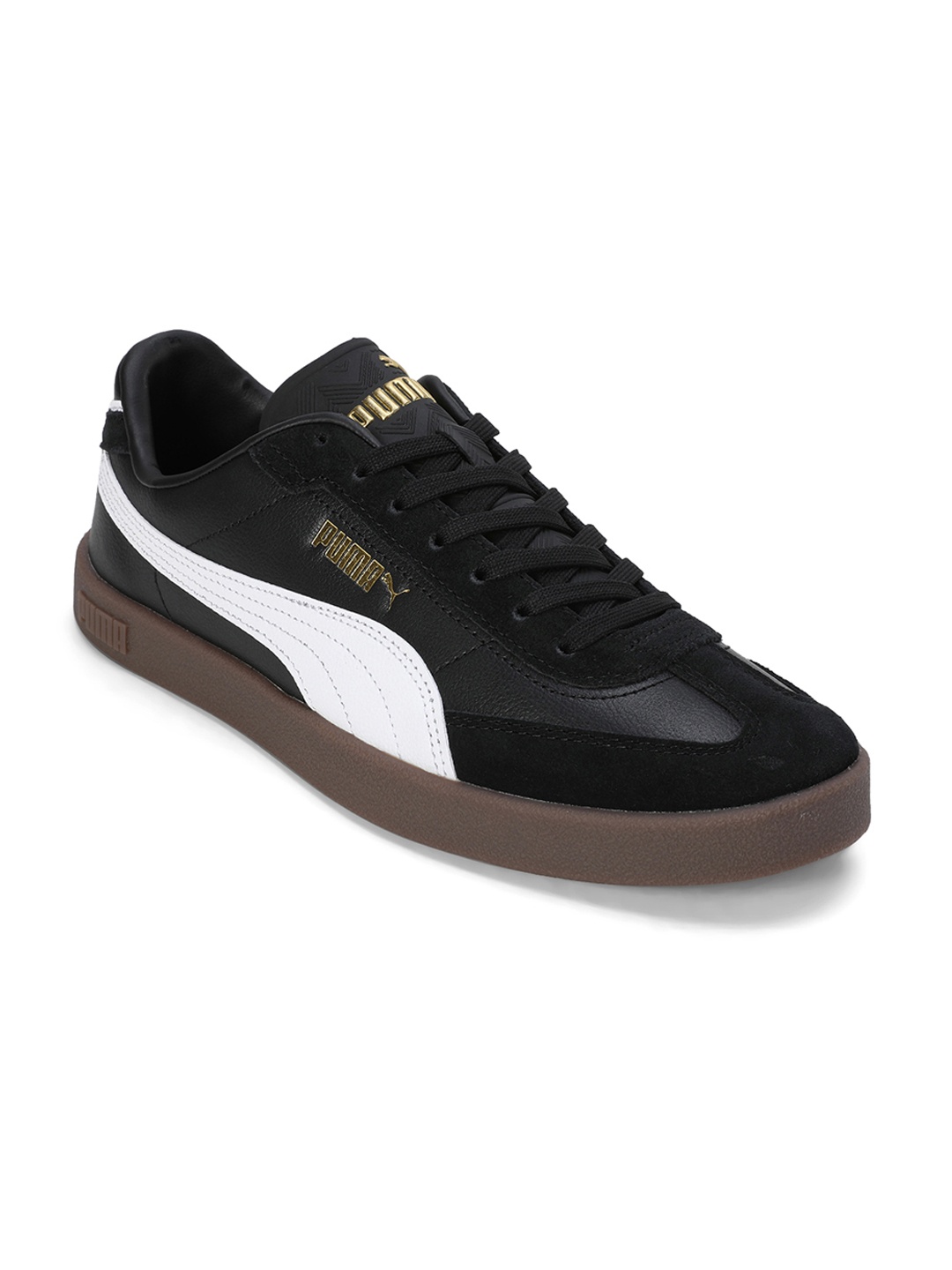 

Puma Unisex Club II Era Colourblocked Sneakers, Black
