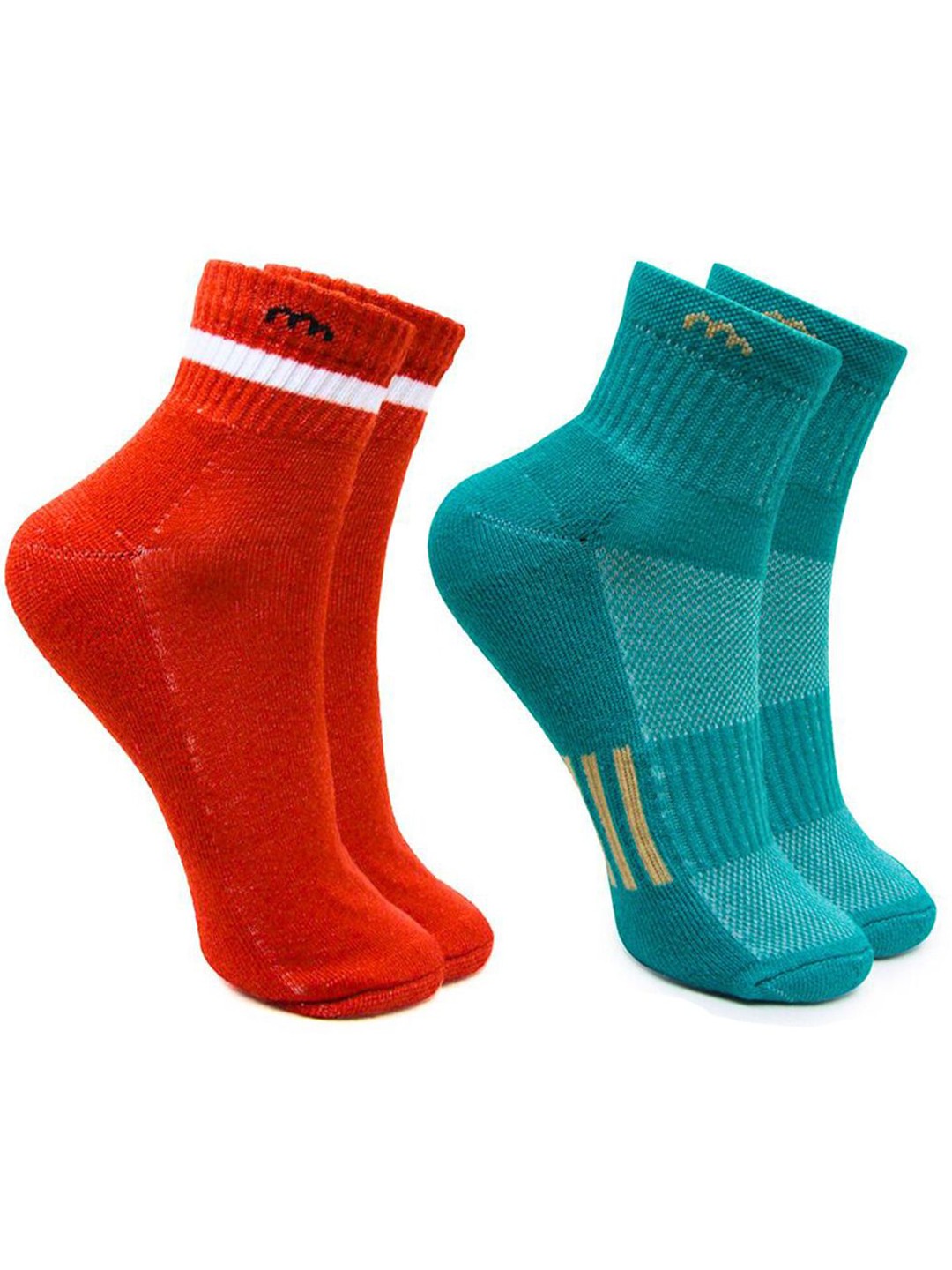 

BAESD Women Pack Of 2 Patterned Ankle Length Socks, Blue