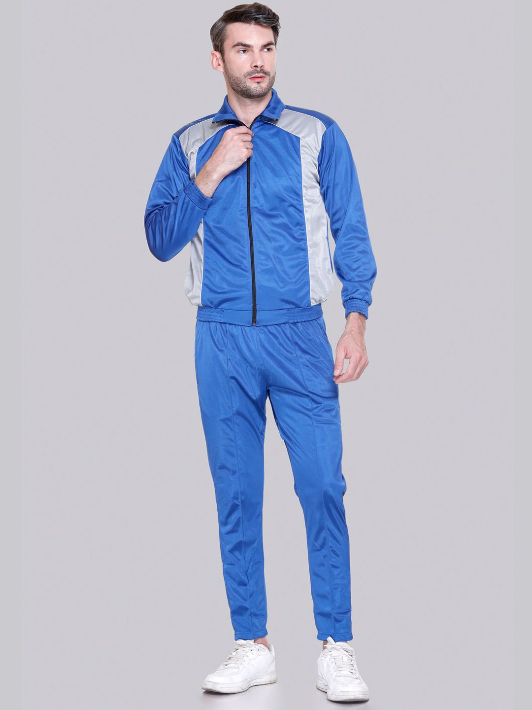 

ELPIDA Men Long Sleeves Tracksuits, Blue
