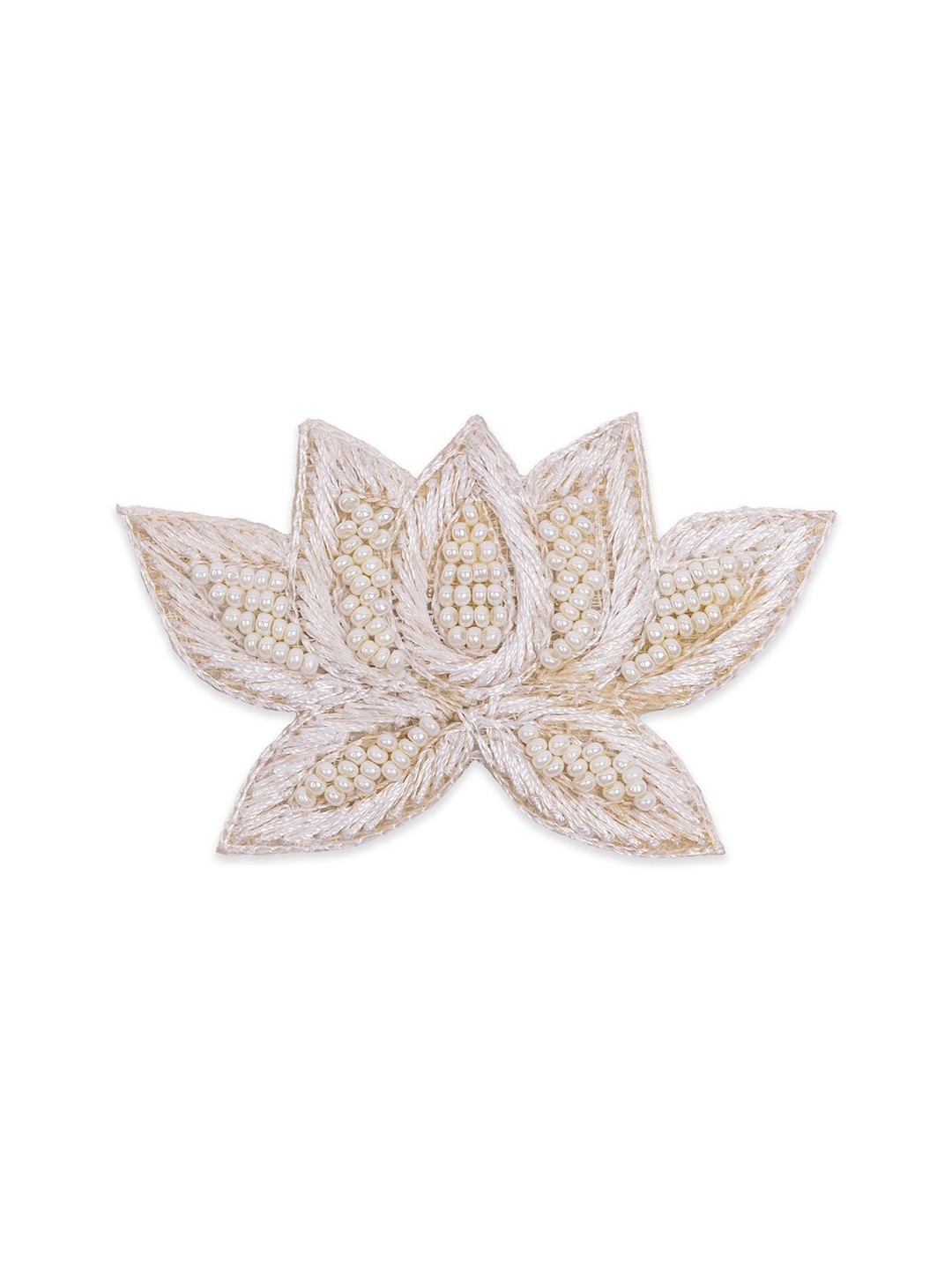 

Aye Candy Girls Embellished Alligator Hair Clip, White