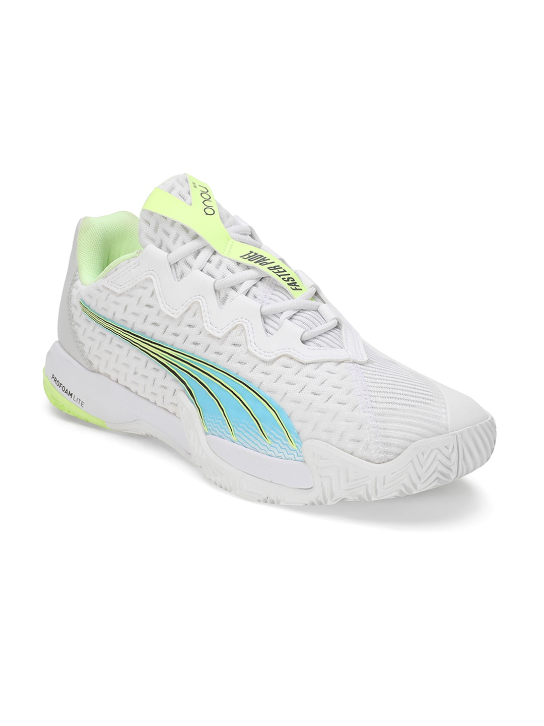 

Puma Unisex NOVA Elite Padel Badminton Shoes, White