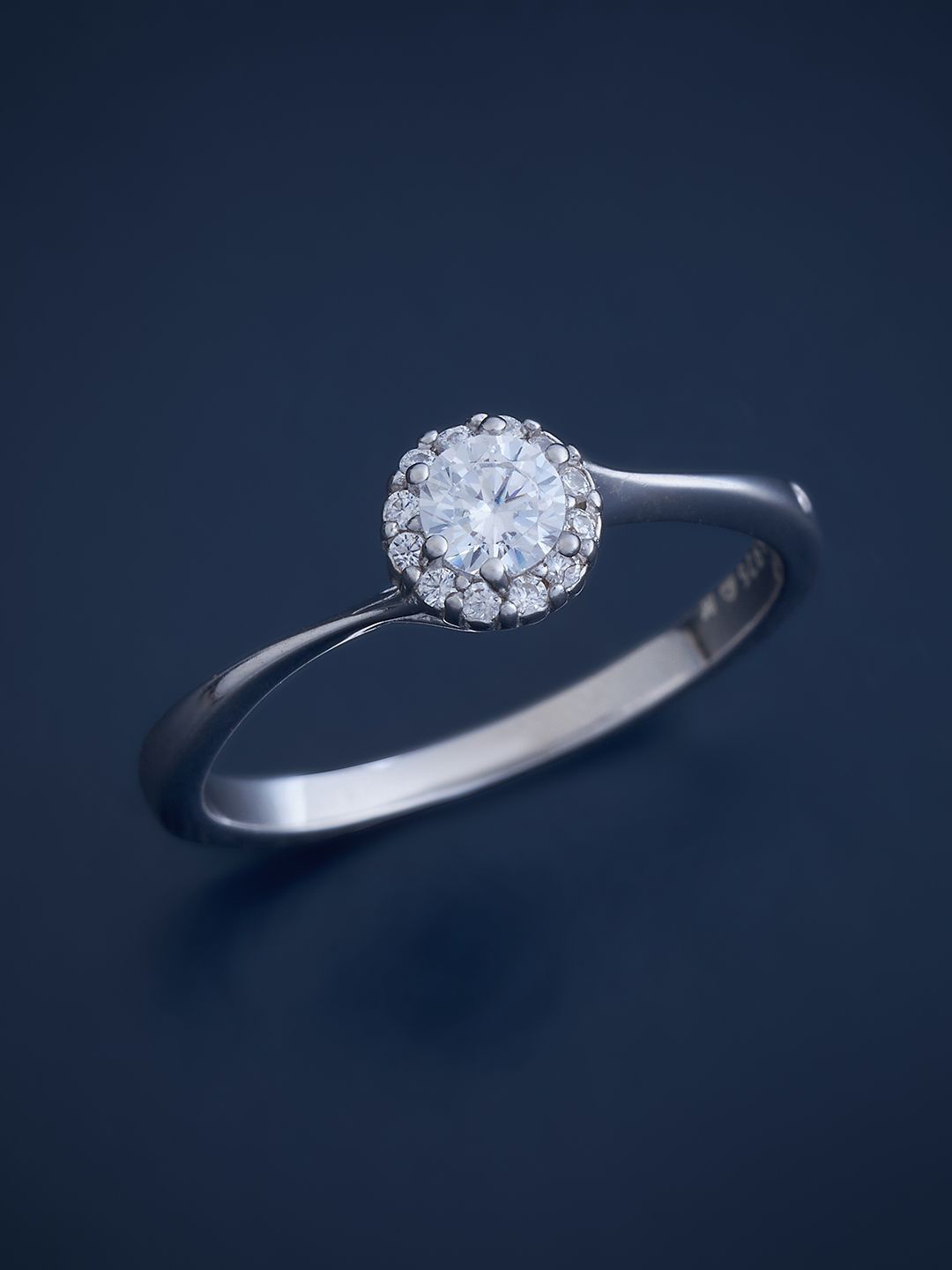 

Kushal's Fashion Jewellery Sterling Silver Silver-Plated Cubic Zirconia Finger Ring