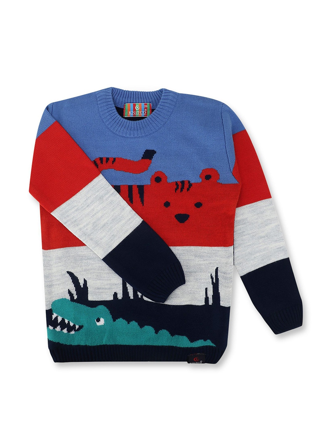 

KNITCO Unisex Kids Pullover, Red