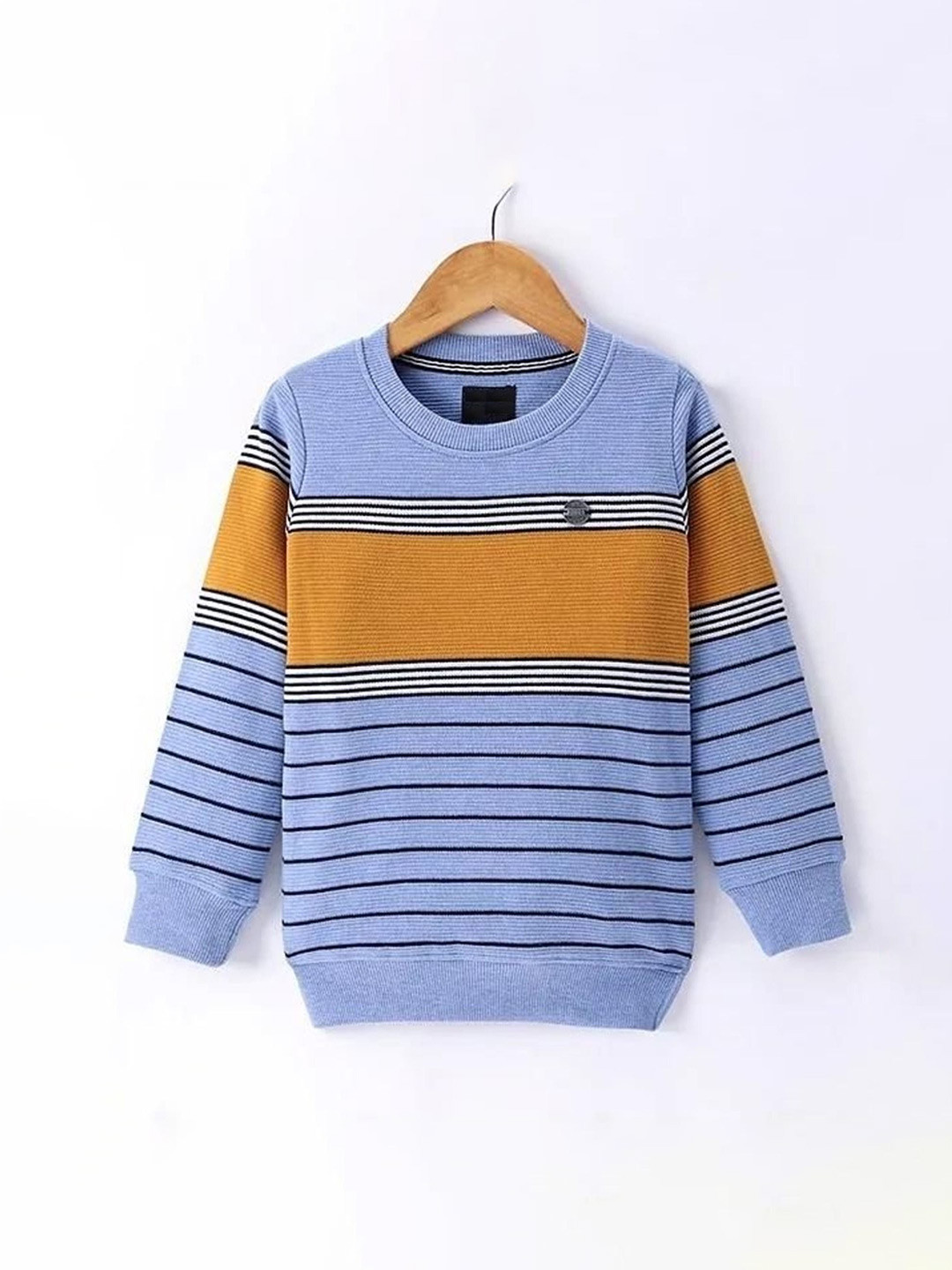 

URBAN TRAIL Boys Striped Sweatshirt, Blue