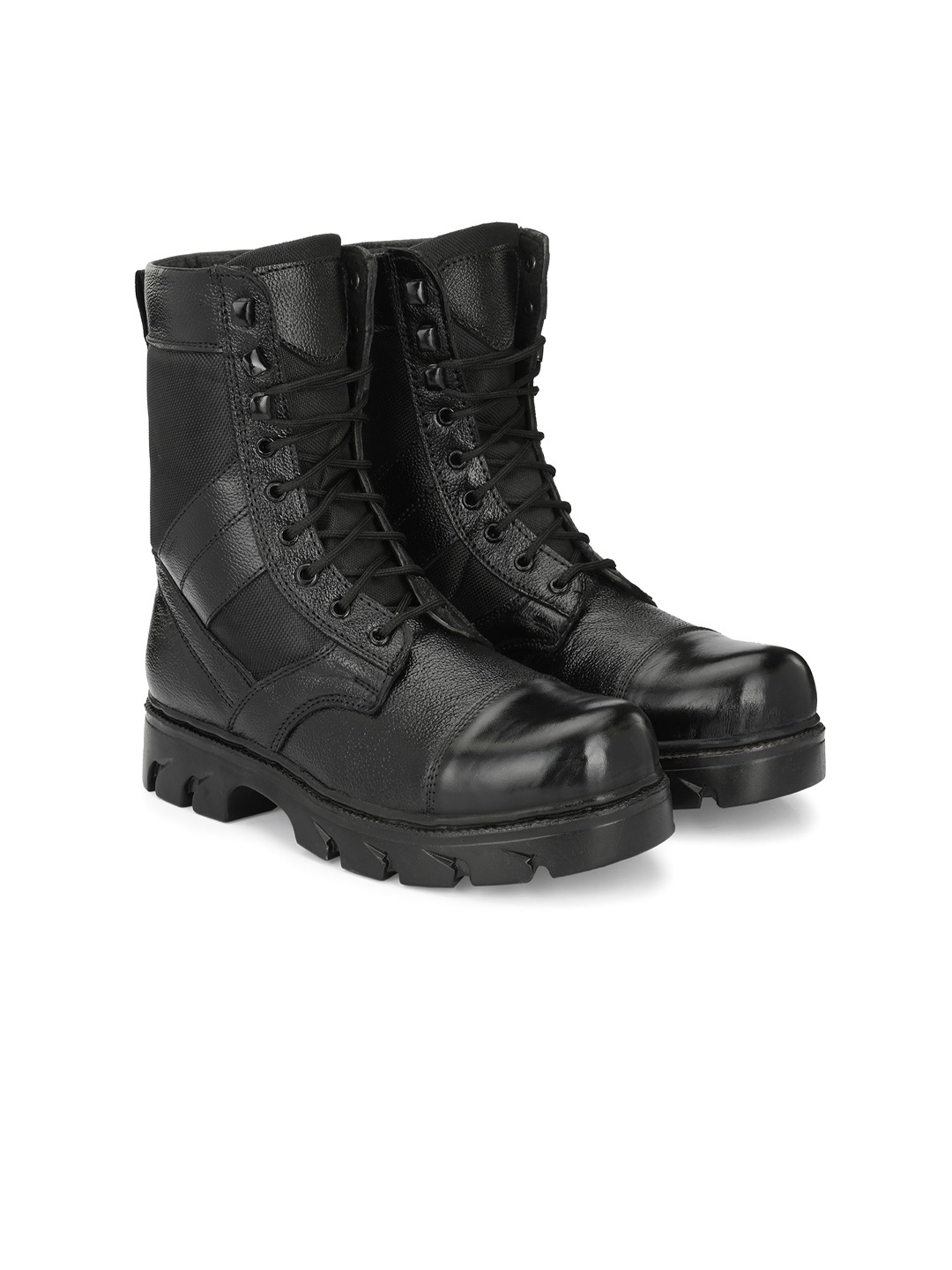 

SHOE DAY Men Platform Heeled Regular Boots, Black