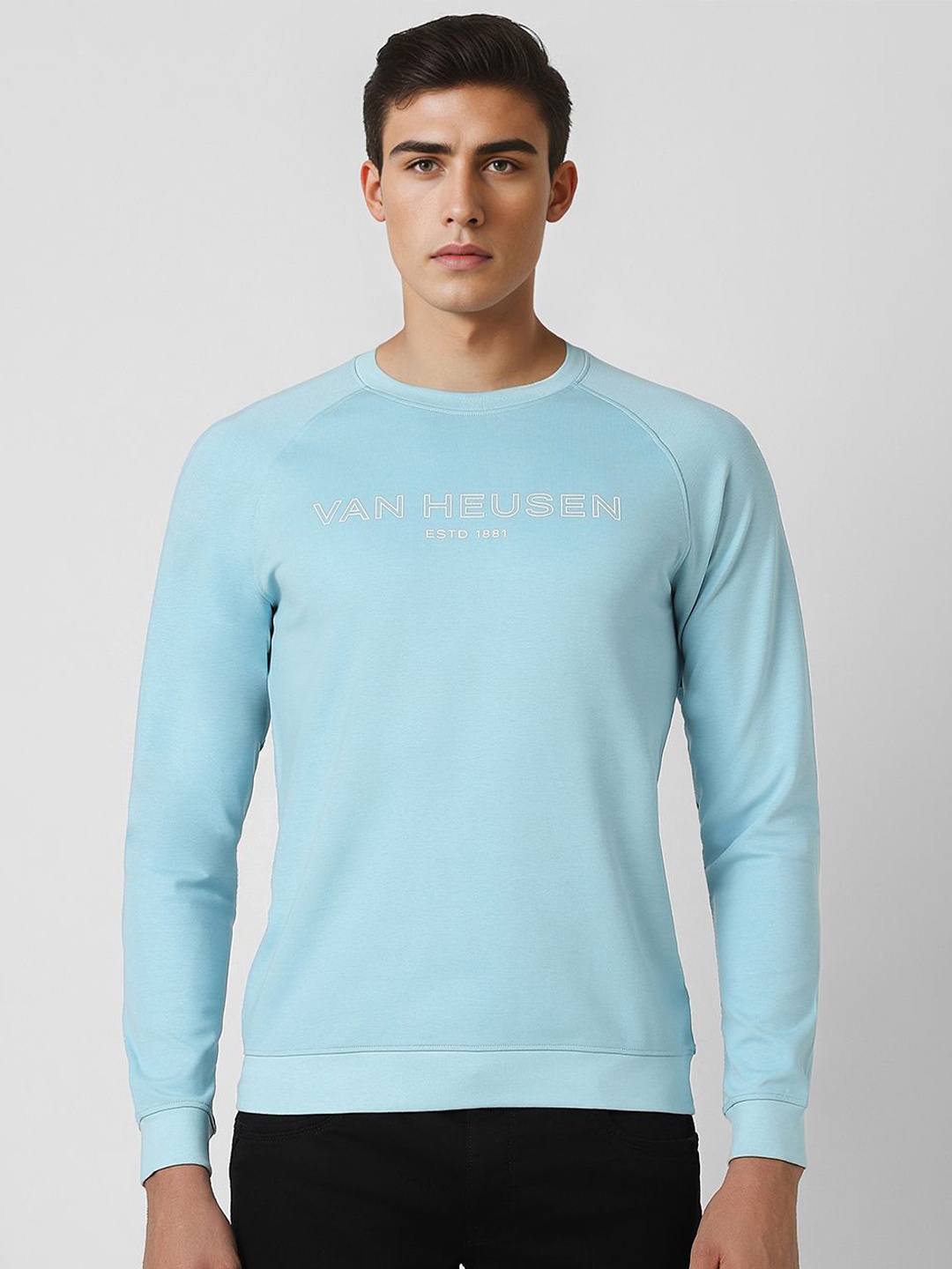 

Van Heusen Sport Men Typography Printed Sweatshirt, Blue