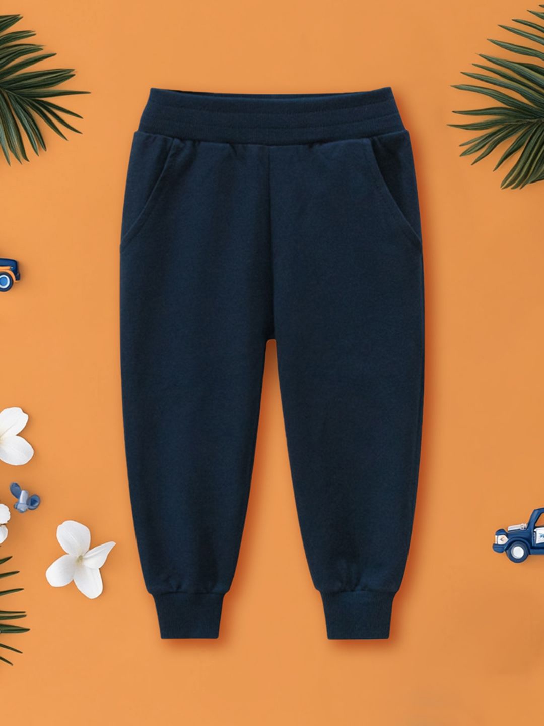 

INCLUD Boys Relaxed-Fit Joggers, Navy blue