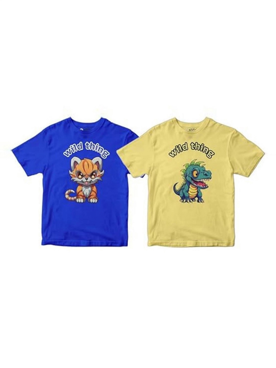 

allorio kids Boys 2 Printed Applique Slim Fit T-shirt, Multi
