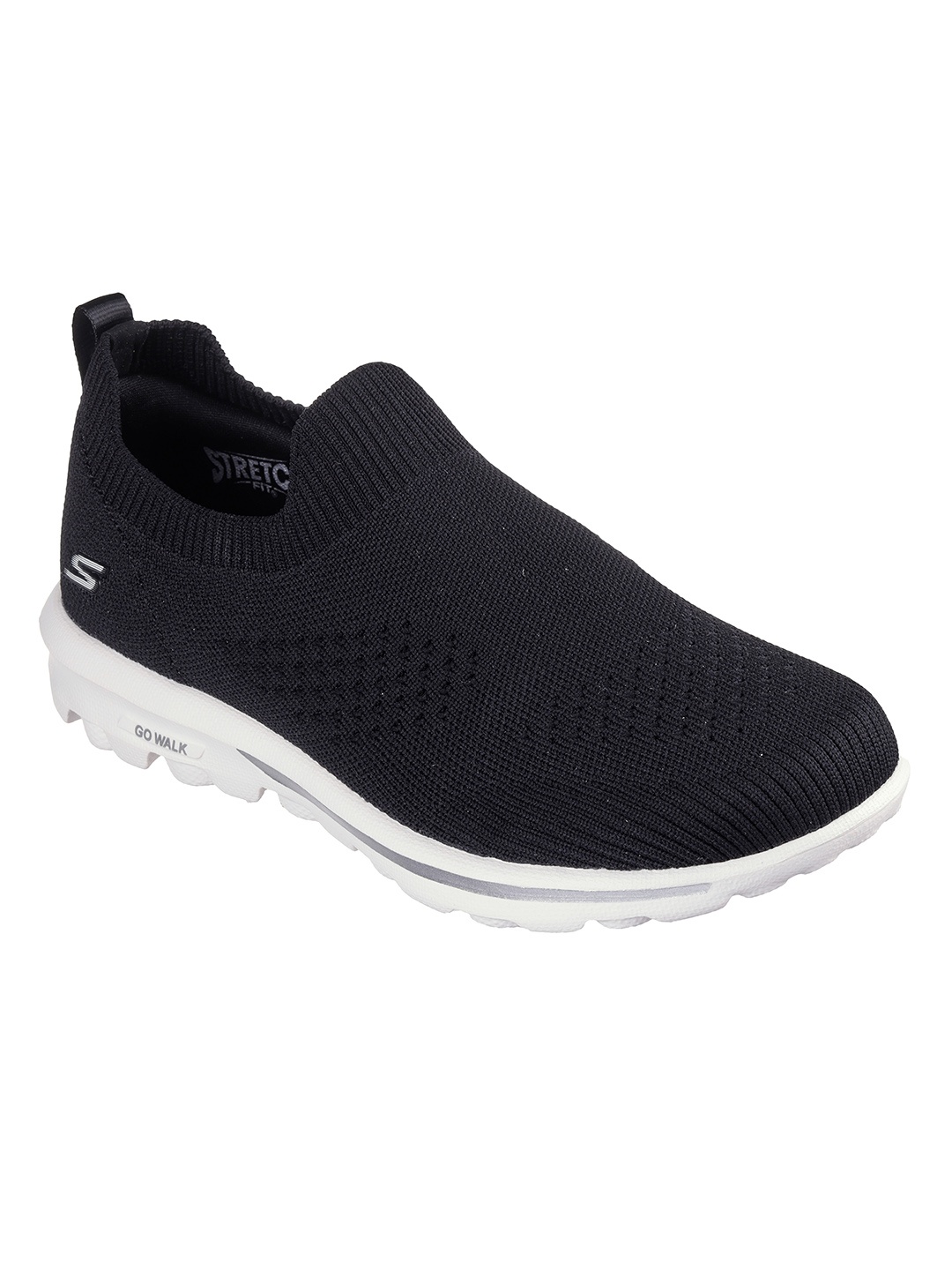 

Skechers Women GO WALK TRAVEL - CONZUMEL Mesh Walking Shoes, Black