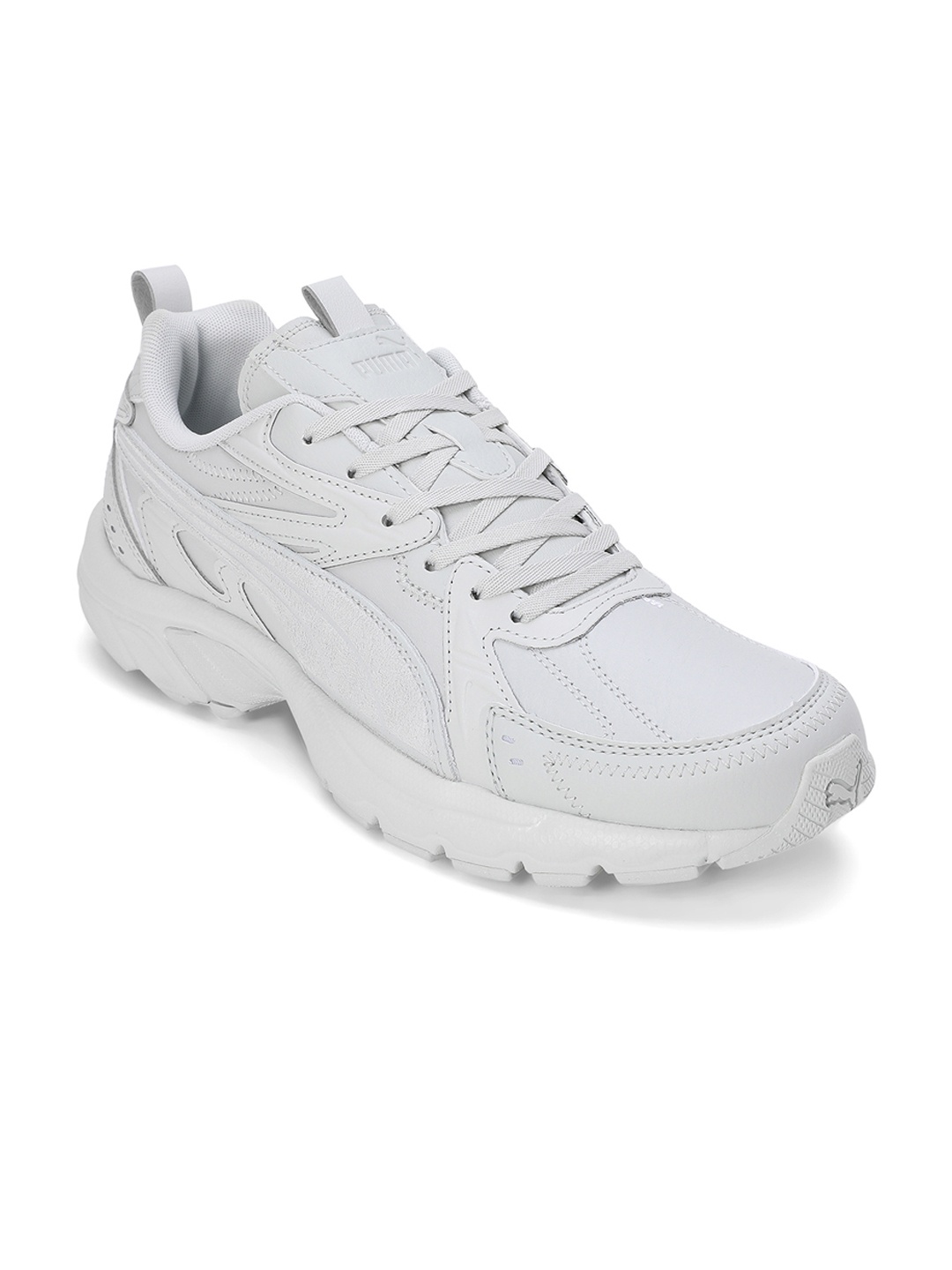 

Puma Unisex Milenio Tech Leather Sneakers, Grey