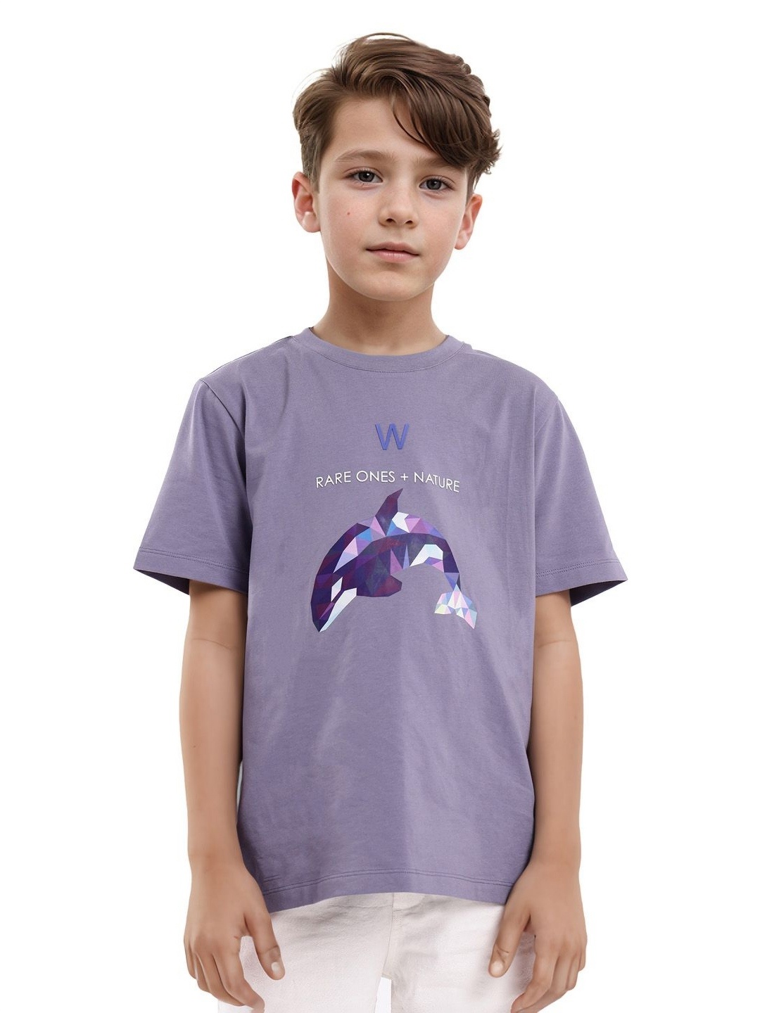 

Rare Ones Boys Animal Graphic Print T-Shirt, Purple