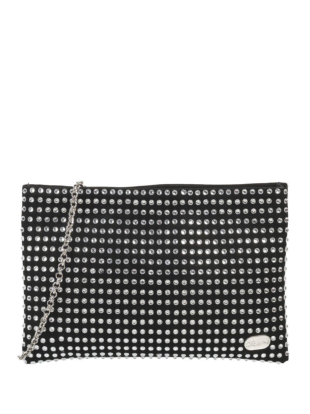 

Cheemo Embellished Purse Clutch, Black