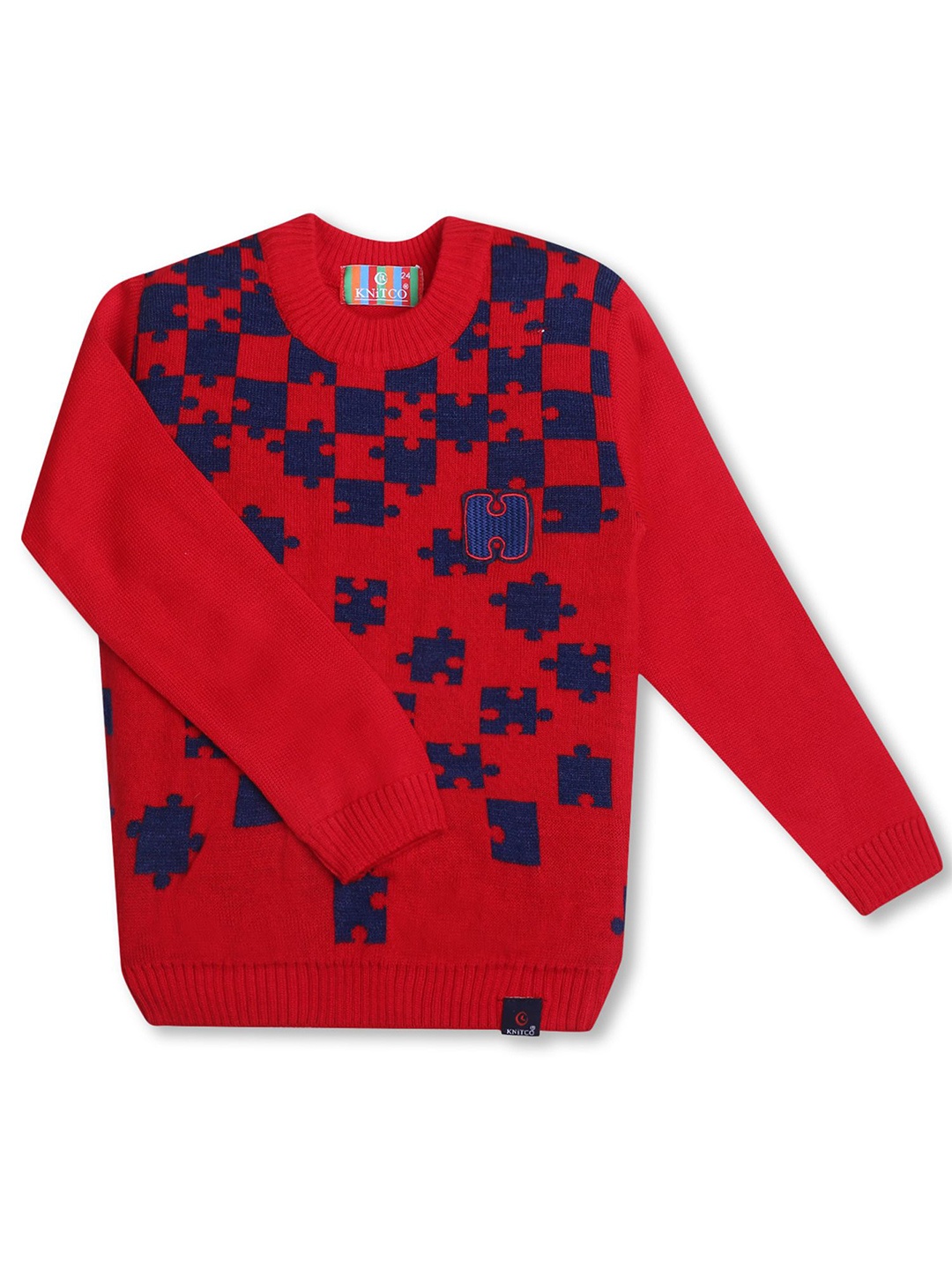 

KNITCO Unisex Kids Pullover, Red