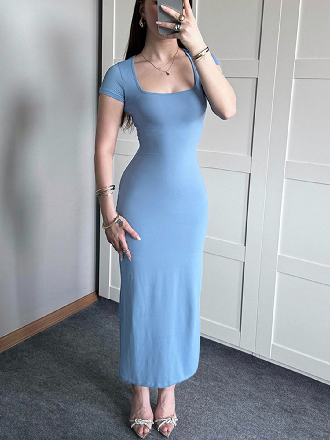 

LULU & SKY Maxi Dress, Blue