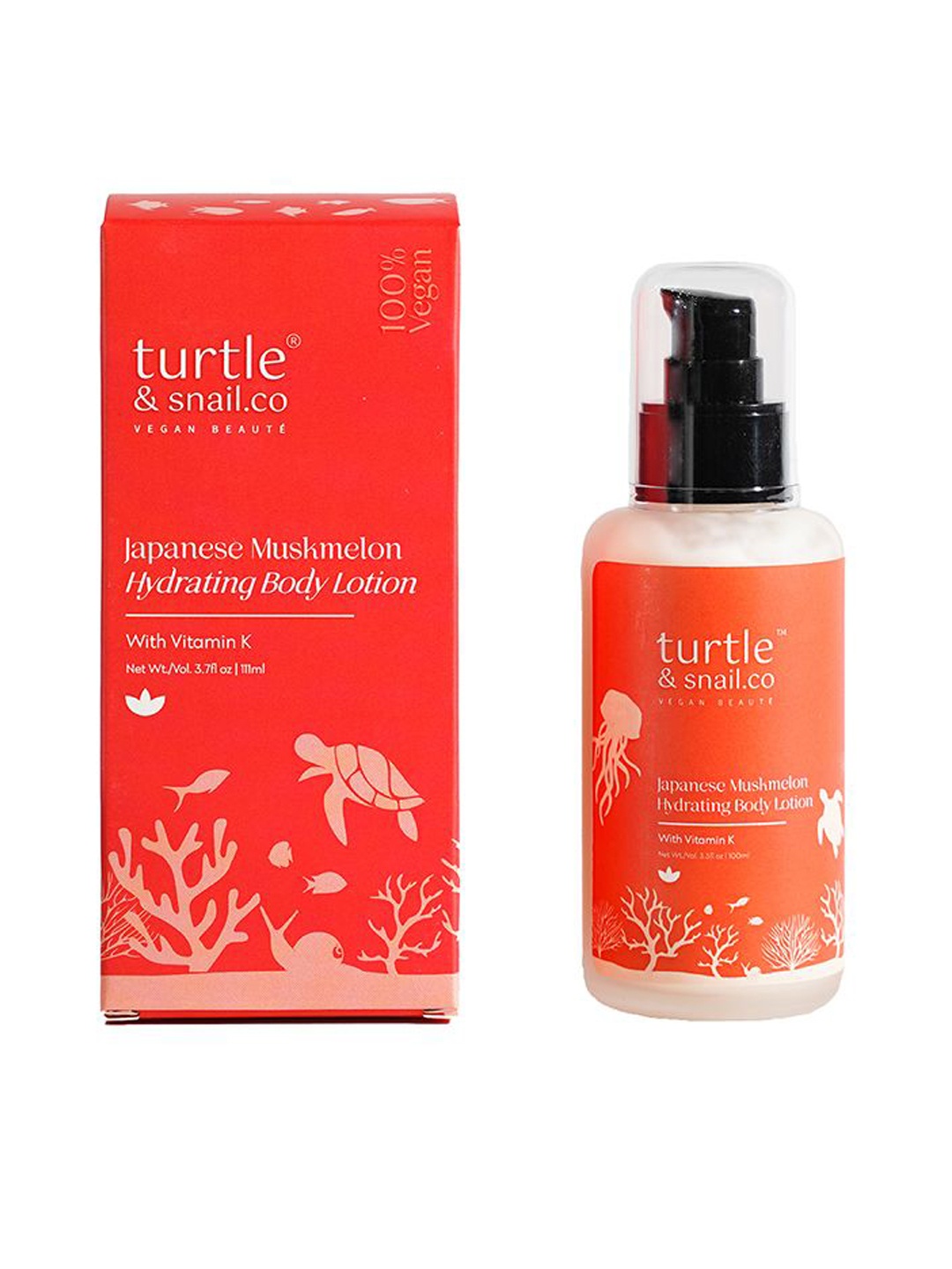 

Turtle & Snail Japanese Muskmelon Hydrating Body Lotion 111 ml, White
