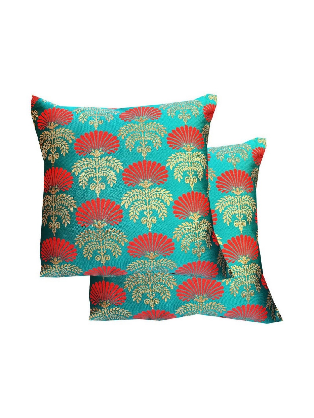 

Pink Parrot Green & Red 2 Pieces Floral Round Cushion Covers