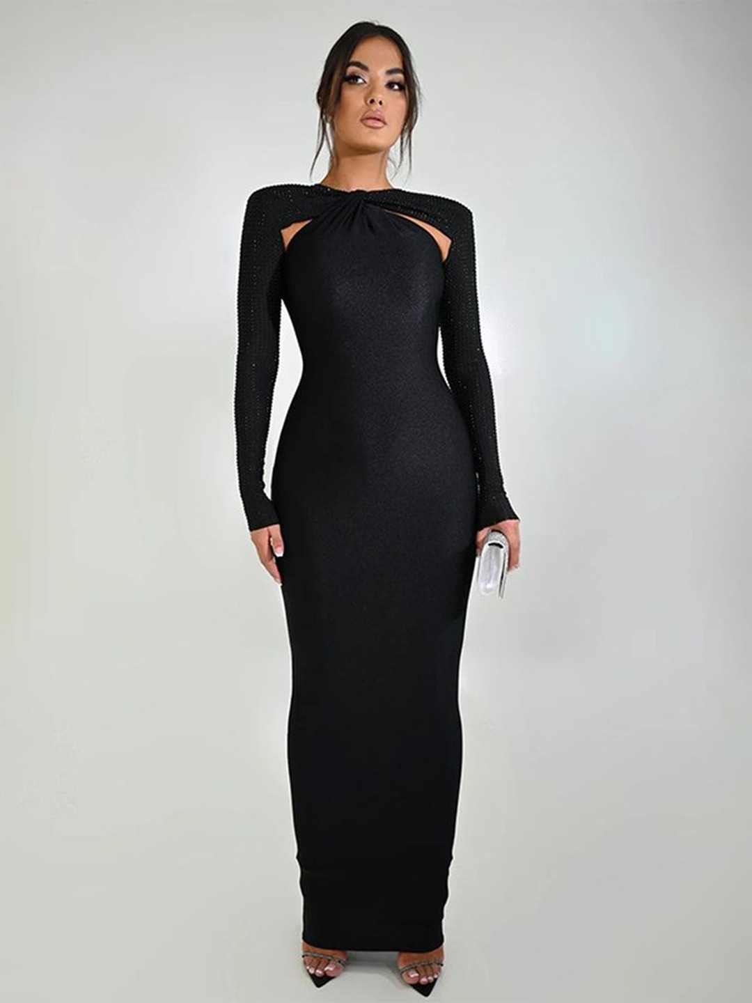 

LULU & SKY Bodycon Dress, Black