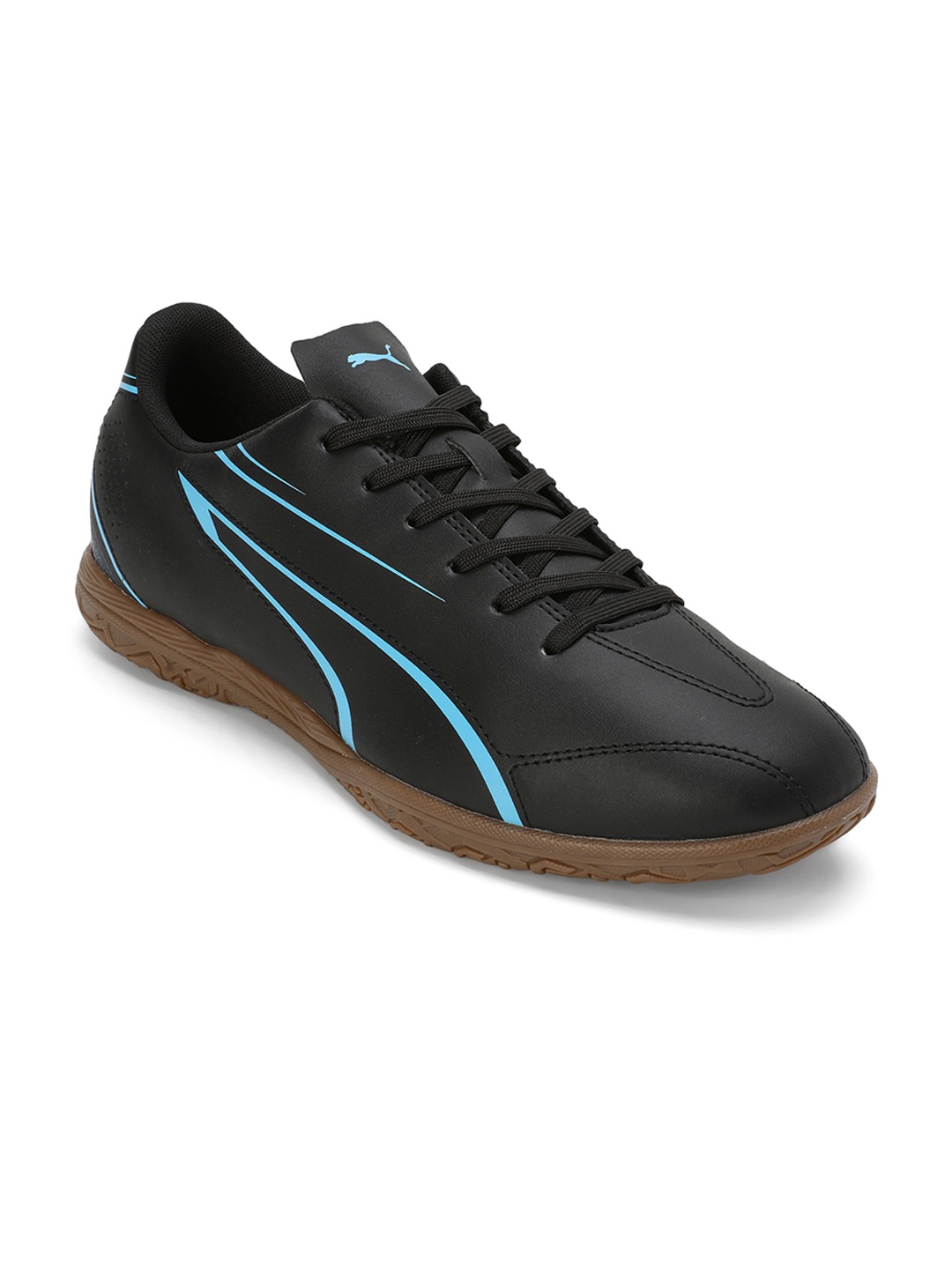 

Puma Men VITORIA IT Indoor Court Football Non-Marking Shoes, Black