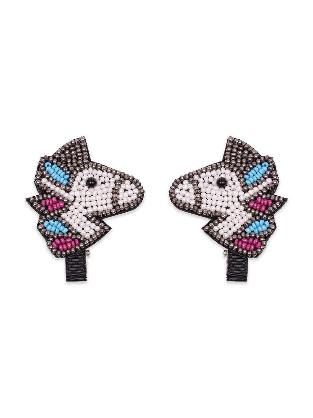 

Aye Candy Girls Embellished Alligator Hair Clip, White