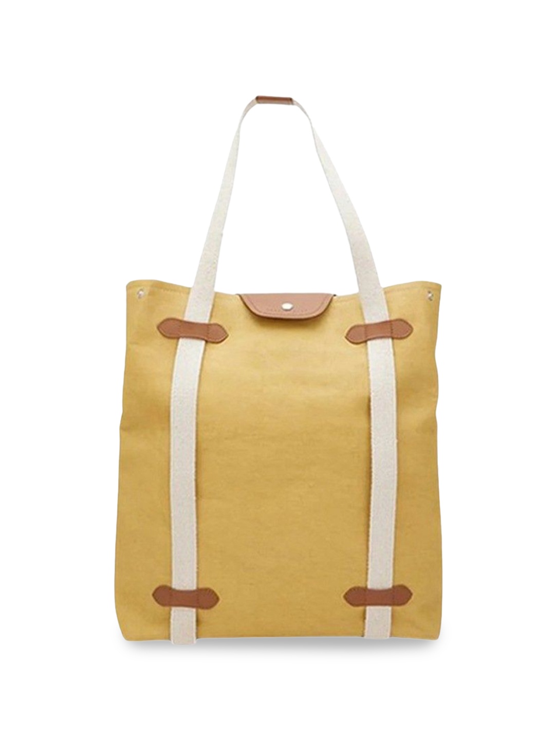 

ROAR FOR GOOD Structured Handheld Bag, Mustard