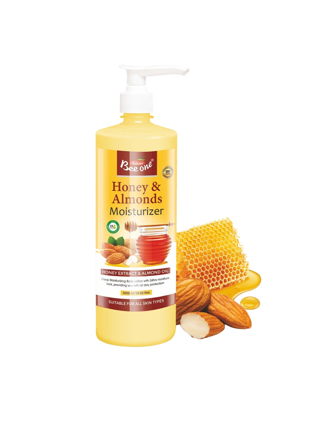 

Beeone Honey & Almond Body Lotion-500ml, White