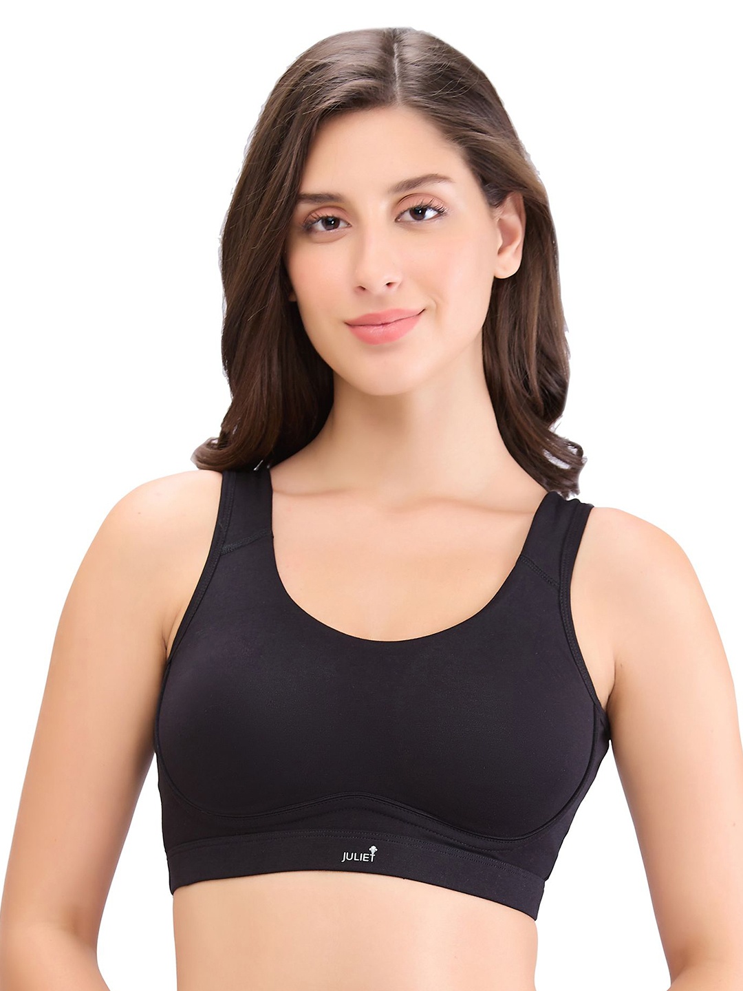 

Juliet Full Coverage solid Bra, Black