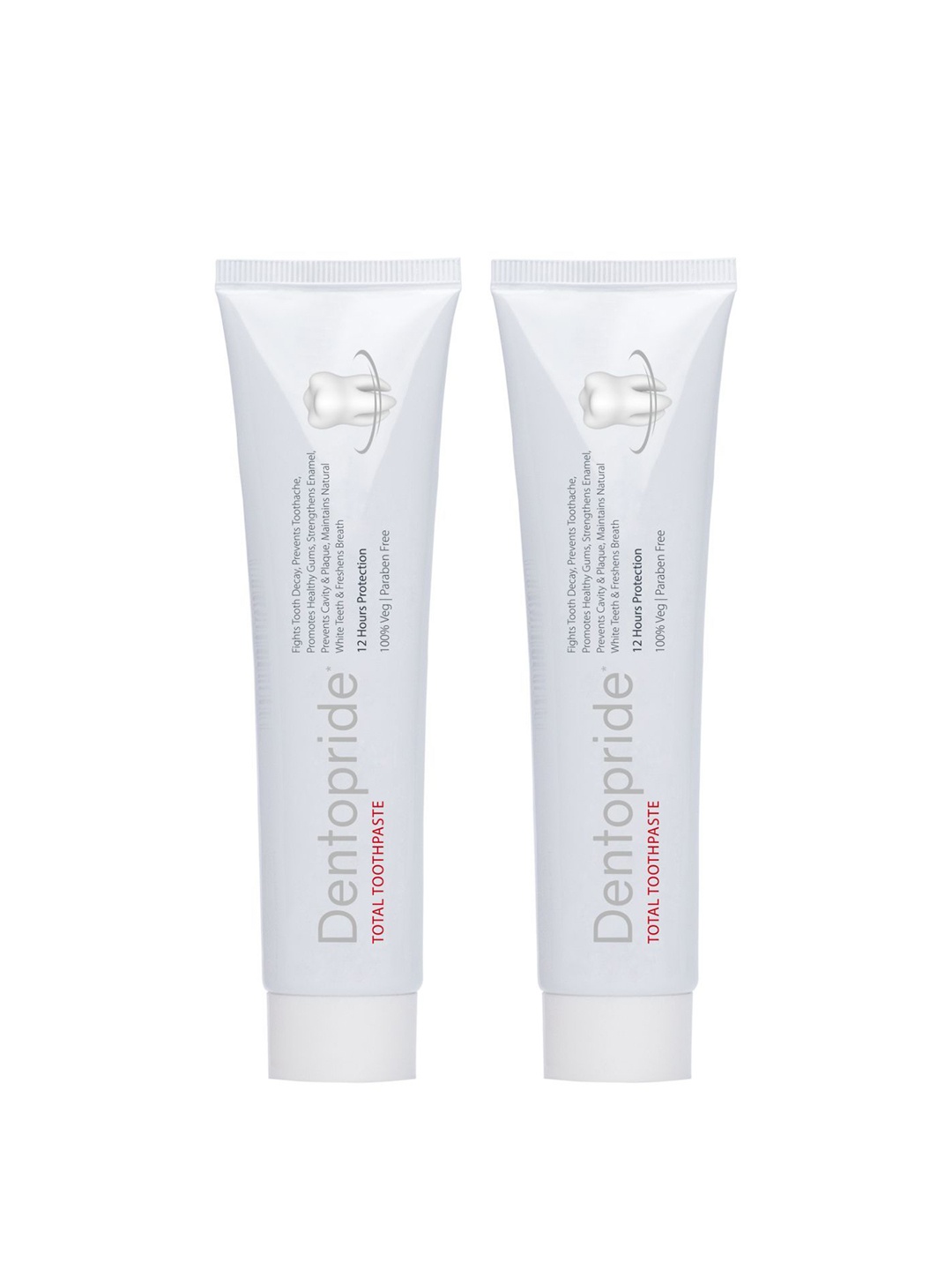 

Dentopride Set Of 2 Total Toothpaste- 100 g Each, White