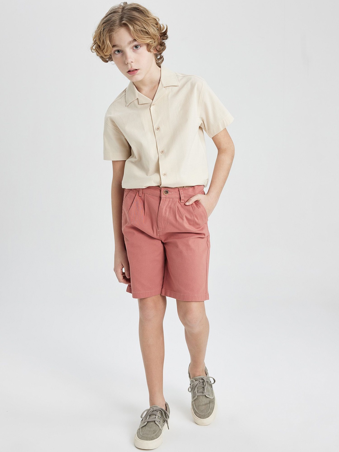 

DeFacto Boys Shorts, Peach