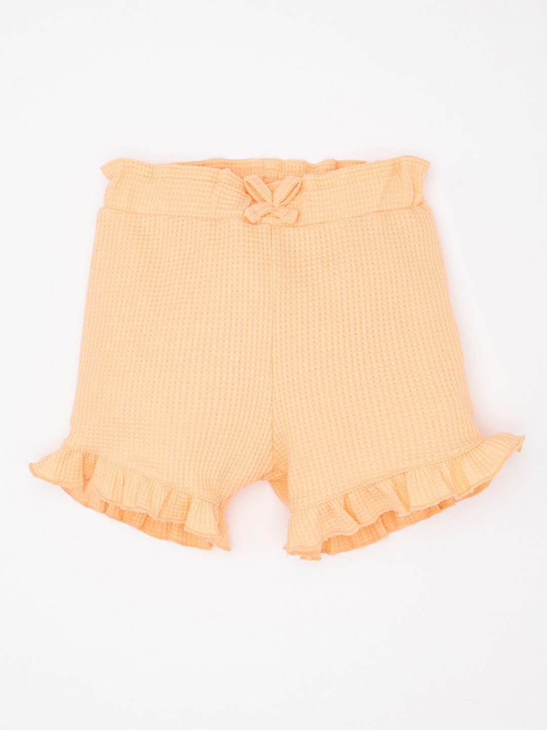 

DeFacto Girls Solid Shorts, Beige