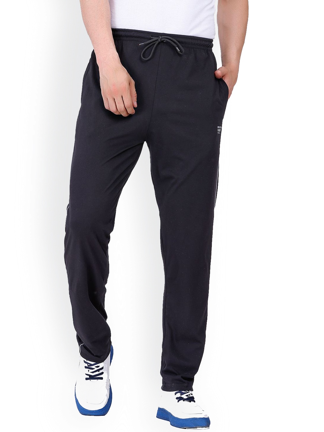 

ARRAY Men Cotton Anti Odour Regular Fit Track pants, Black