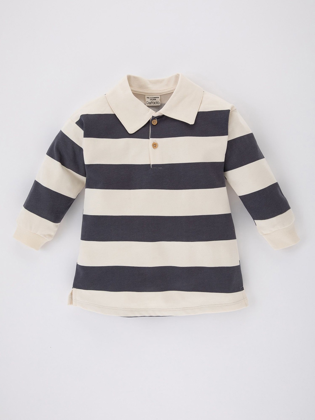 

DeFacto Striped Cotton T-shirt Dress, Blue