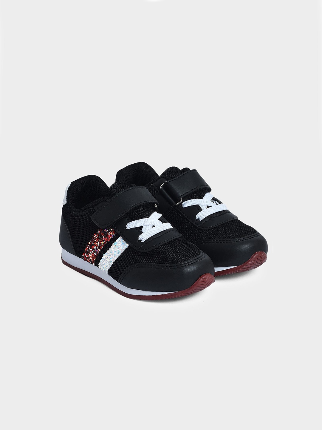 

MiArcus Unisex Kids PU Sneakers, Black