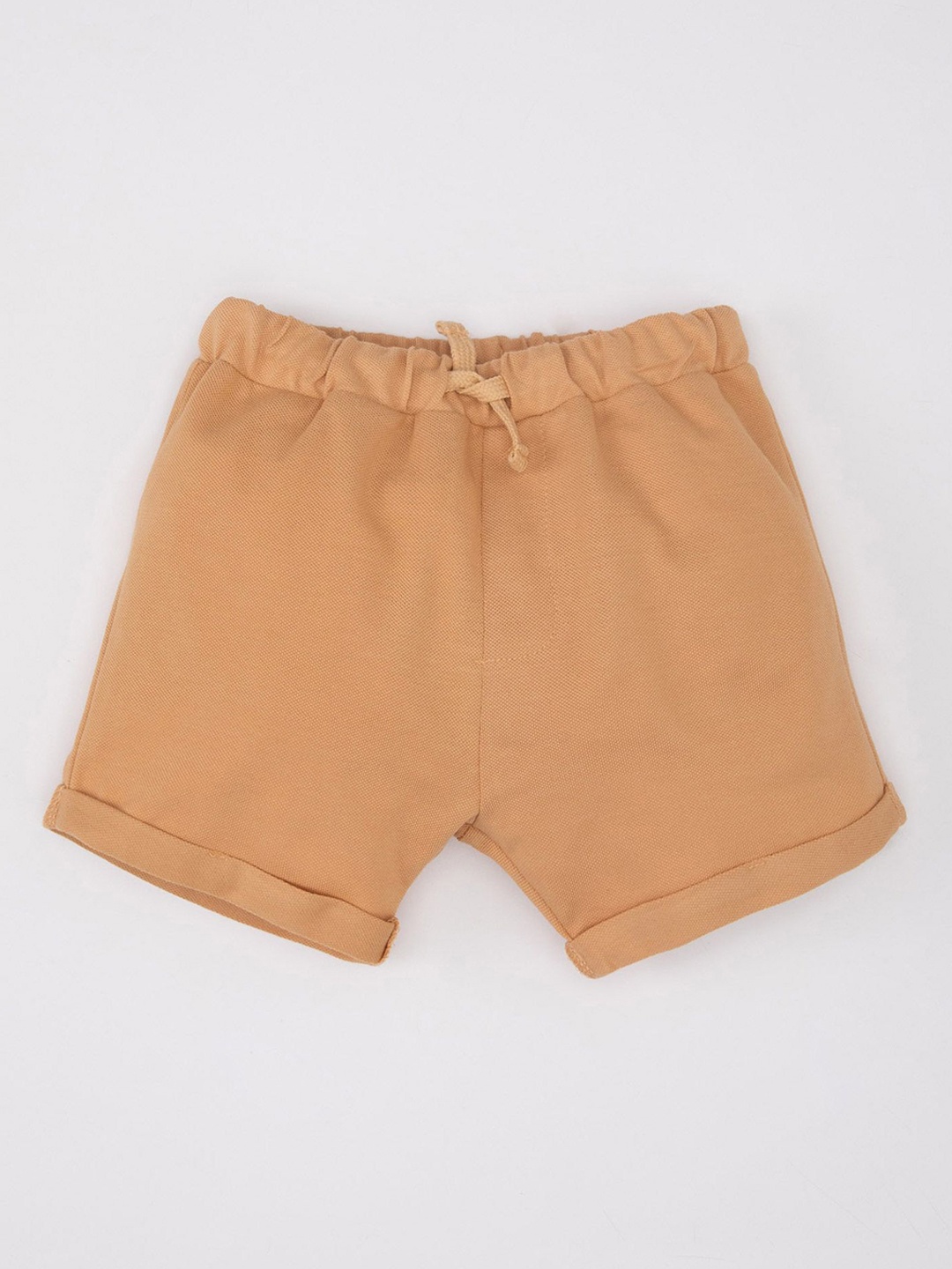 

DeFacto Boys Cotton Solid Regular Fit Shorts, Orange